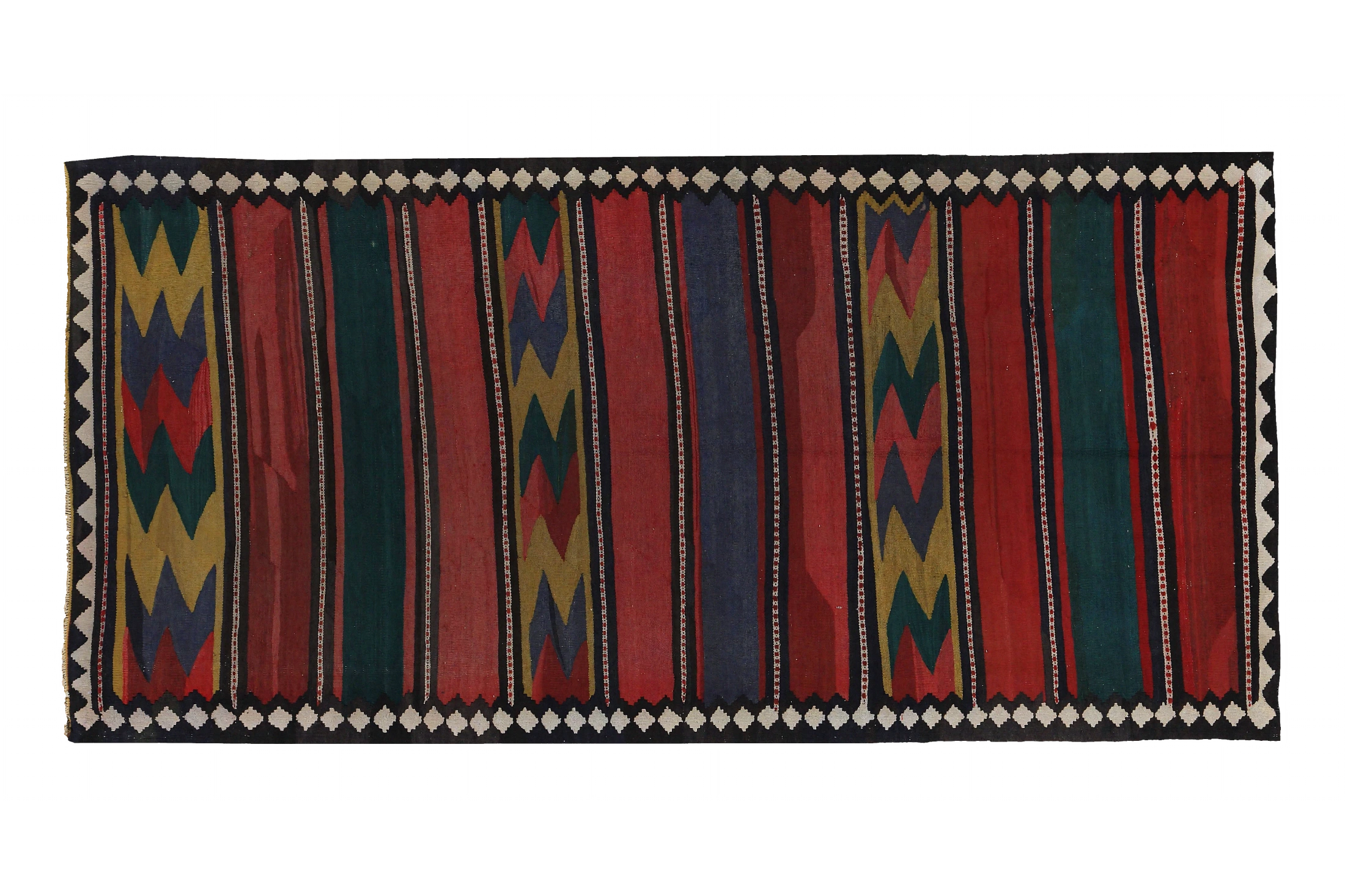 Antique Persian Transitional Rug 89184