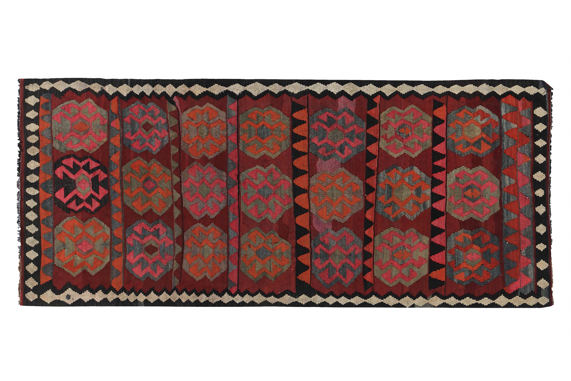 Antique Persian Transitional Rug 89186