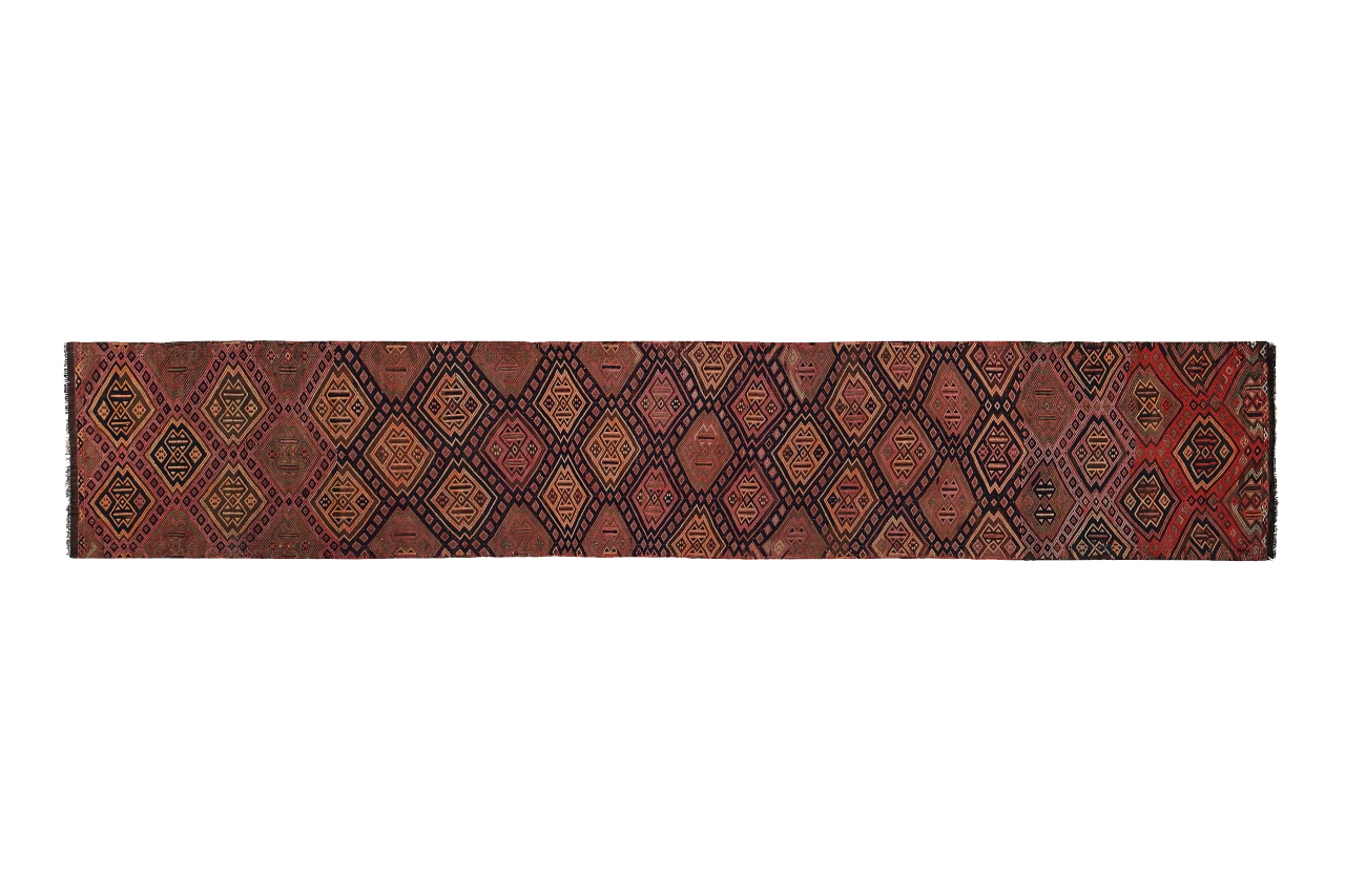 Antique Persian Transitional Rug 89192