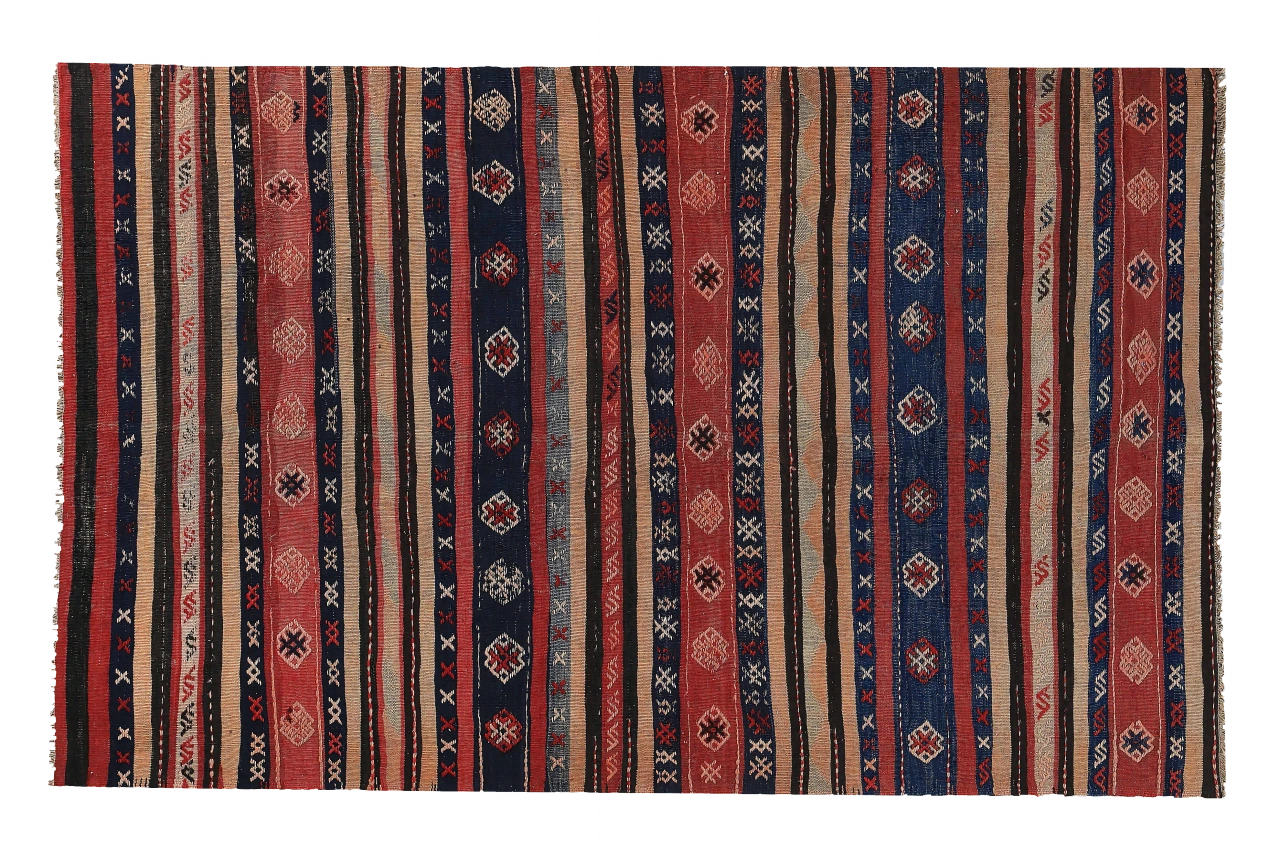 Antique Persian Transitional Rug 89202