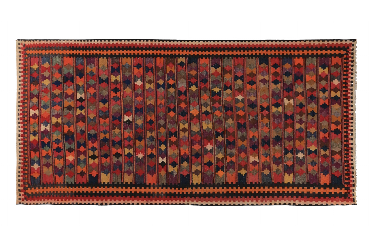 Antique Persian Transitional Rug 89208