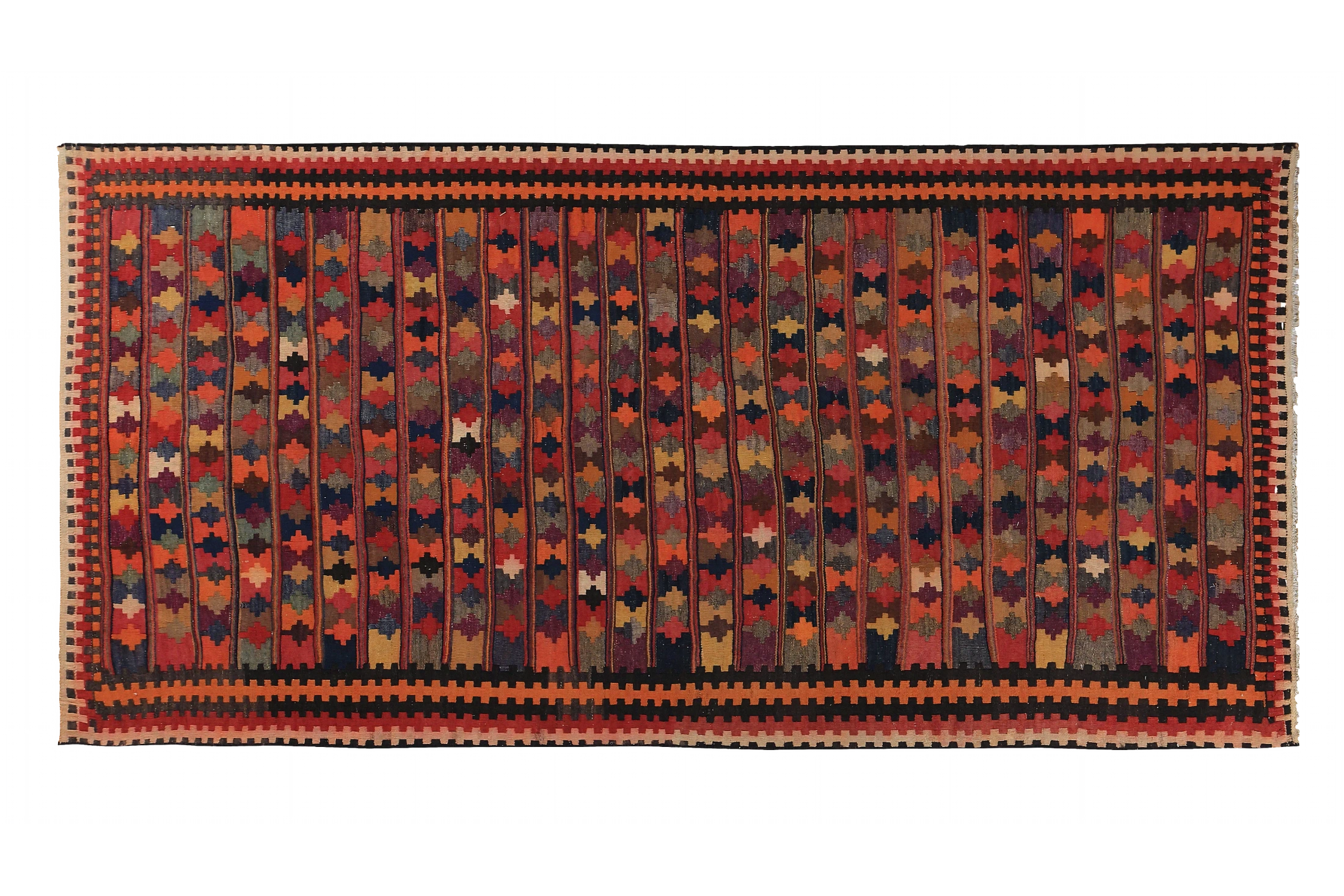 Antique Persian Transitional Rug 89208