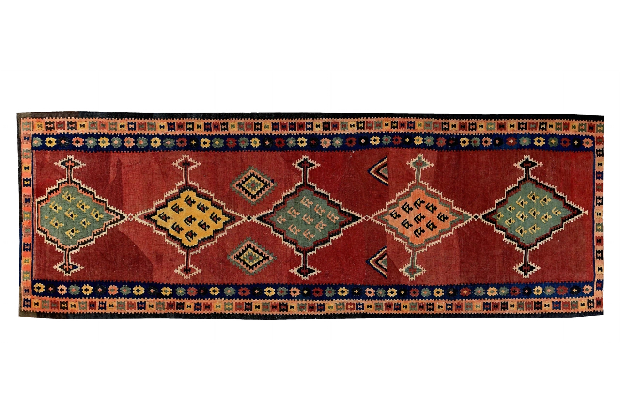 Antique Persian Traditional Rug 89217