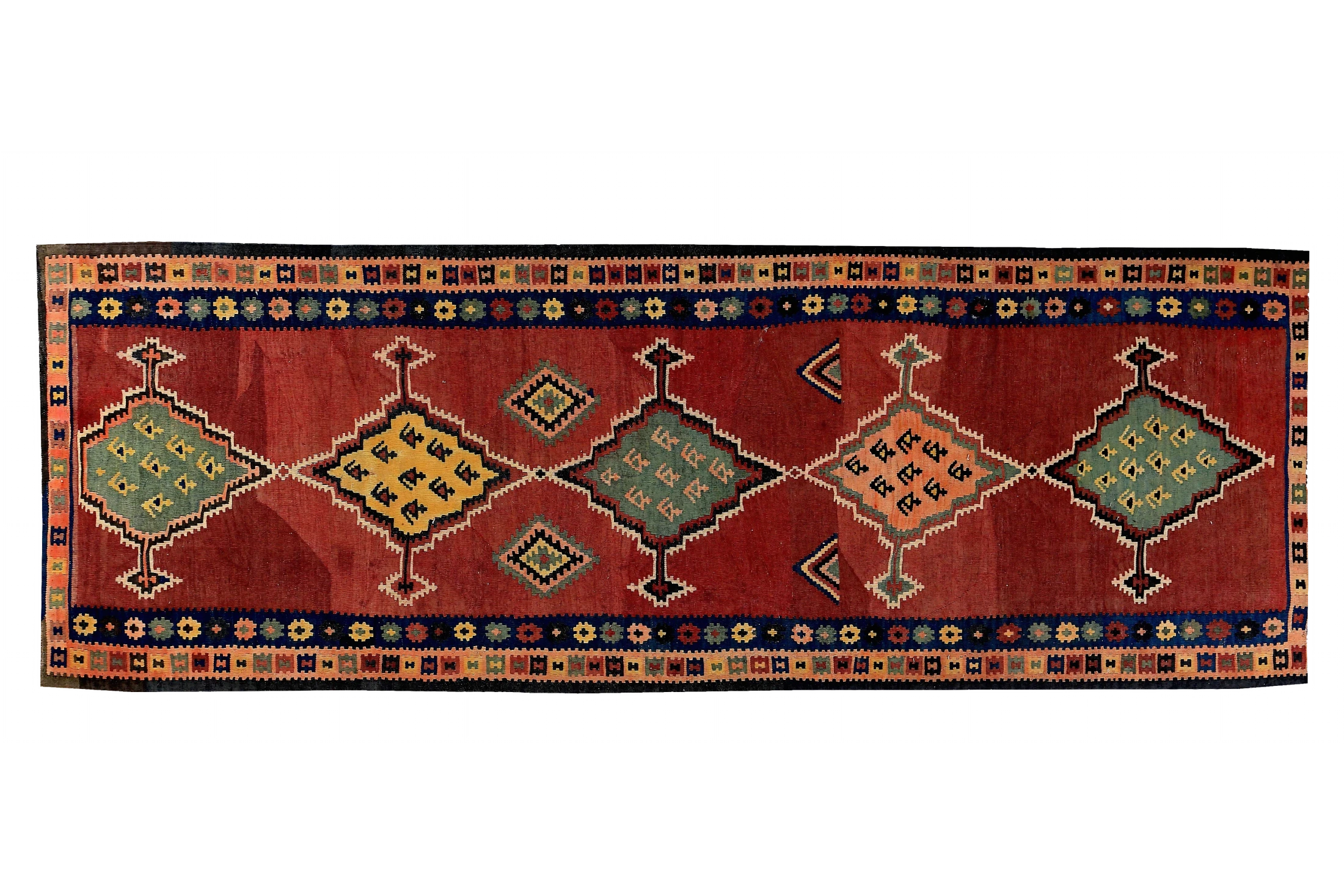 Antique Persian Traditional Rug 89217