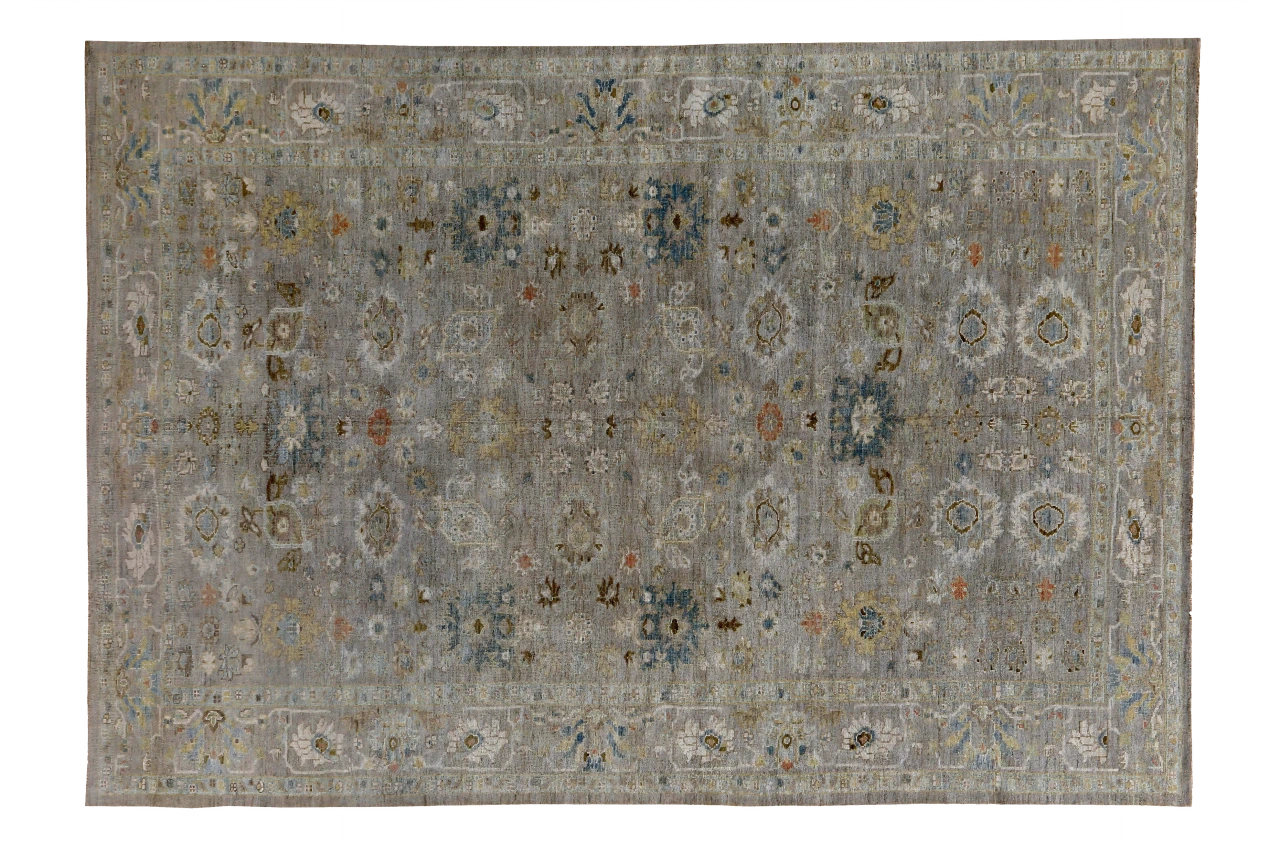 Persian Sultanabad Transitional Rug 89246