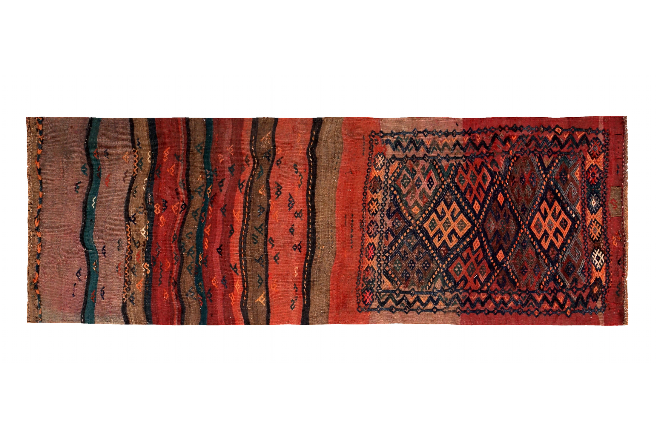 Antique Persian Transitional Rug 89260