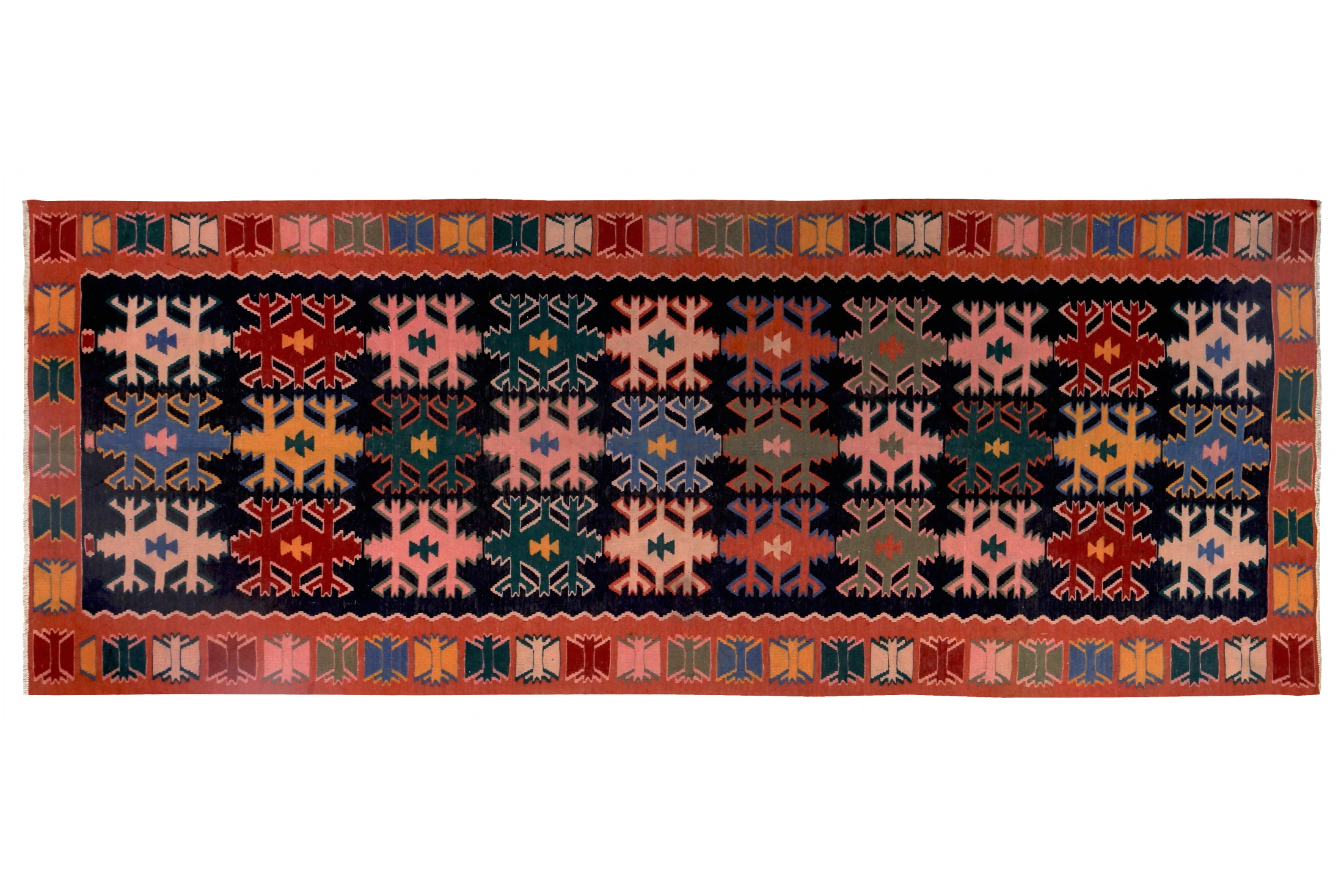Antique Persian Traditional Rug 89321