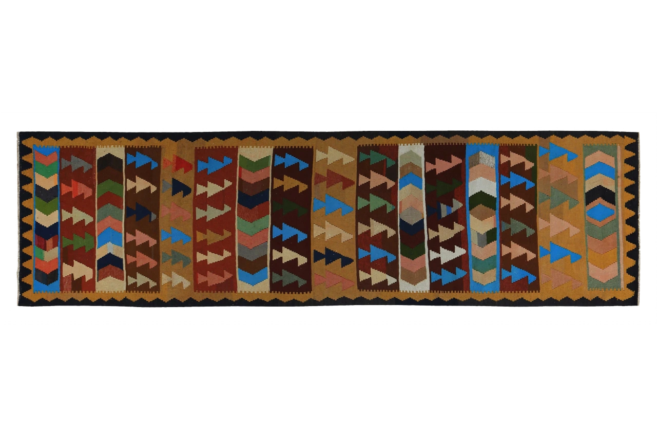 Antique Persian Transitional Rug 89335