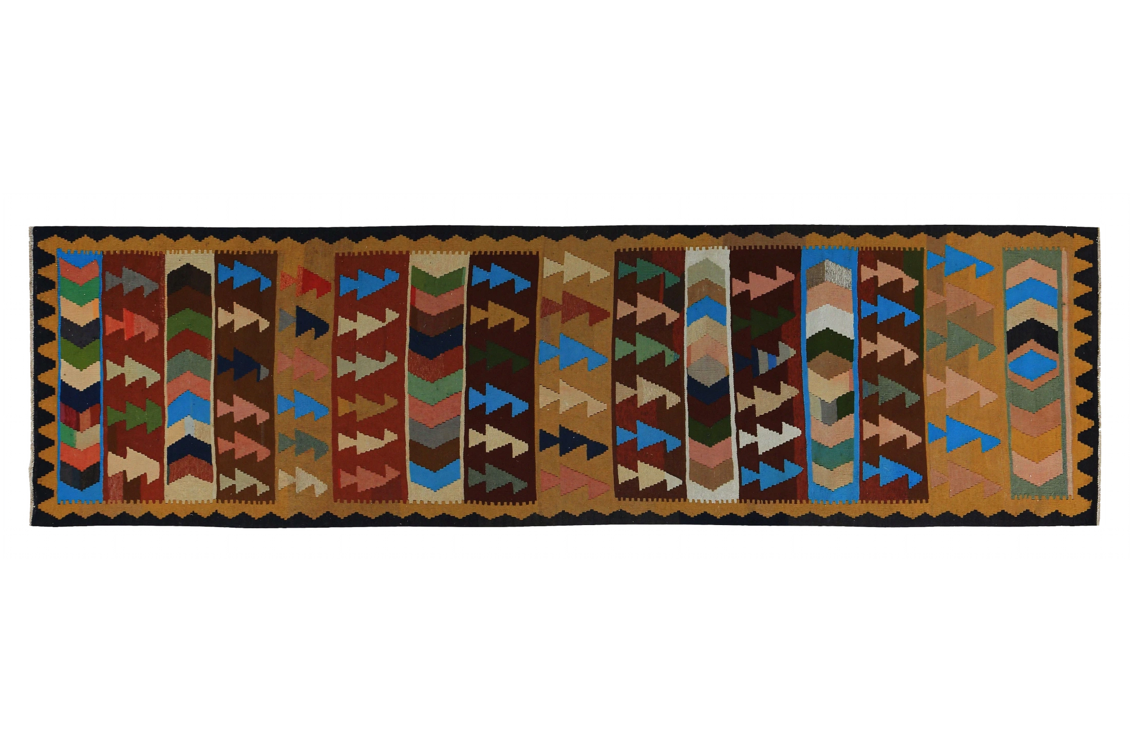 Antique Persian Transitional Rug 89335