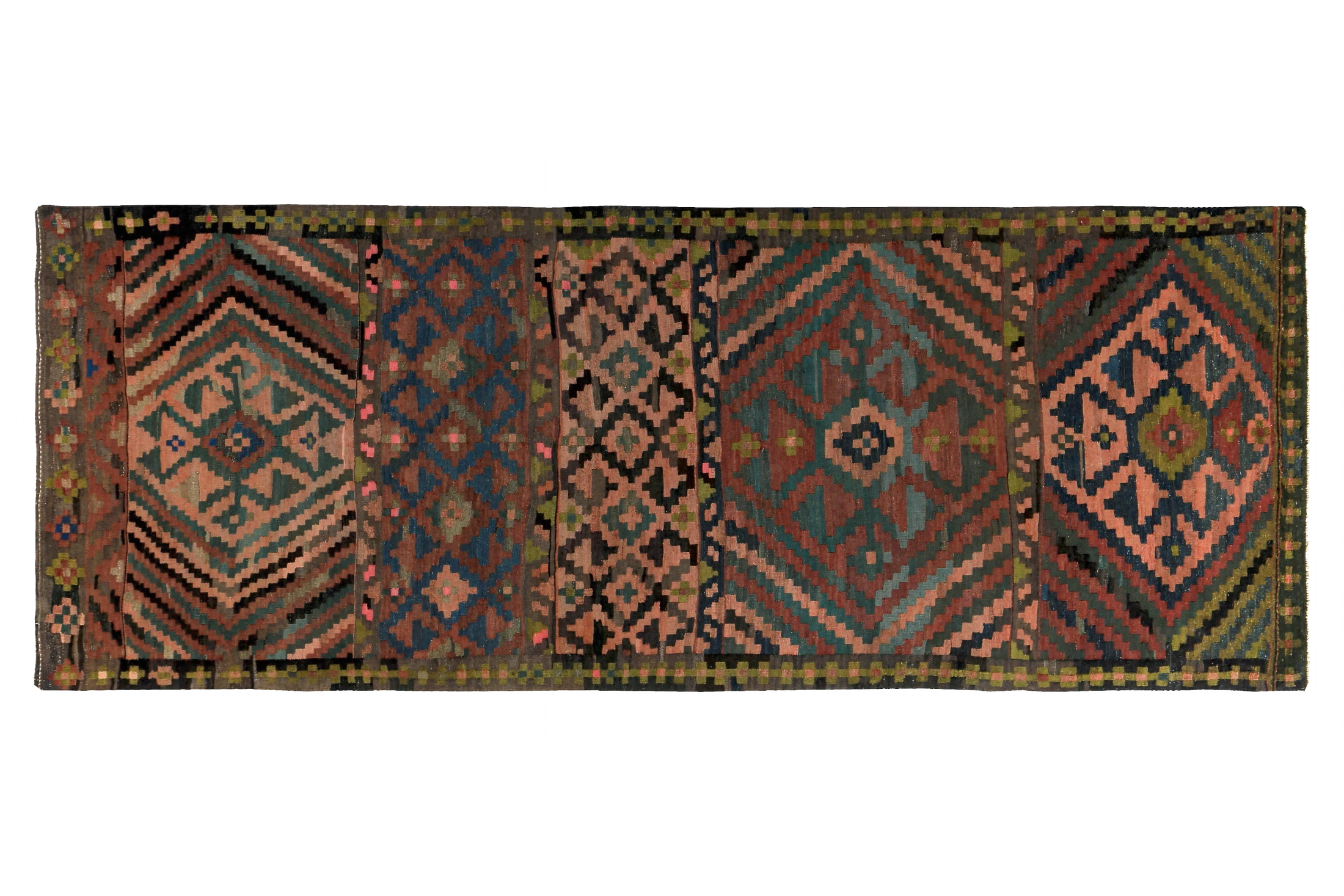 Antique Persian Traditional Rug 89342