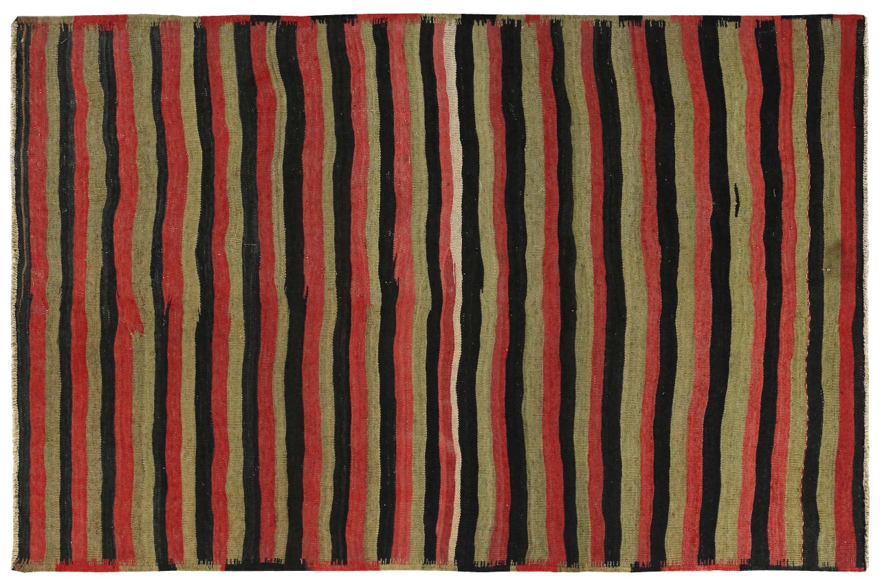 Antique Persian Transitional Rug 89343