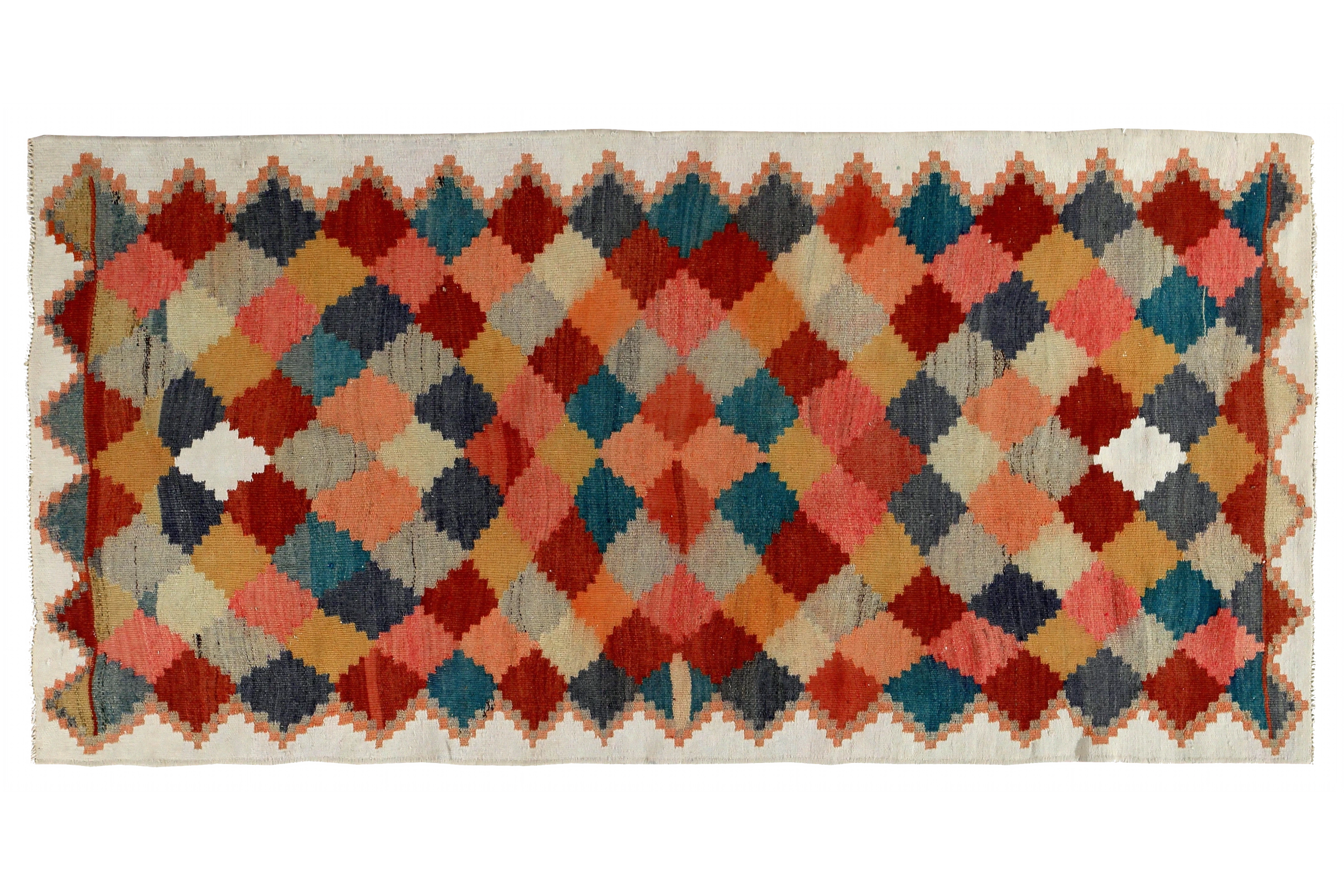 Antique Persian Transitional Rug 89362