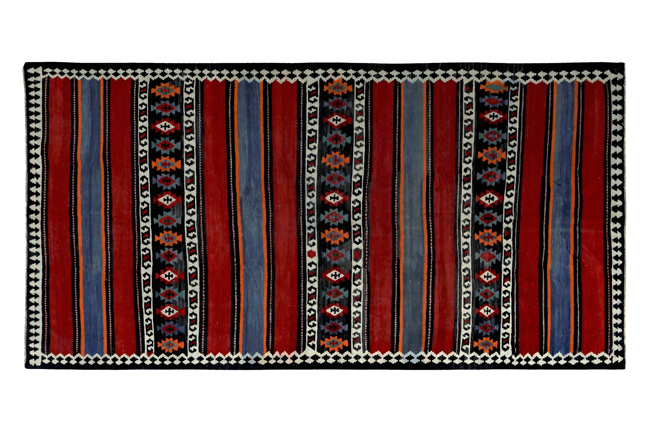 Antique Persian Traditional Rug 89372