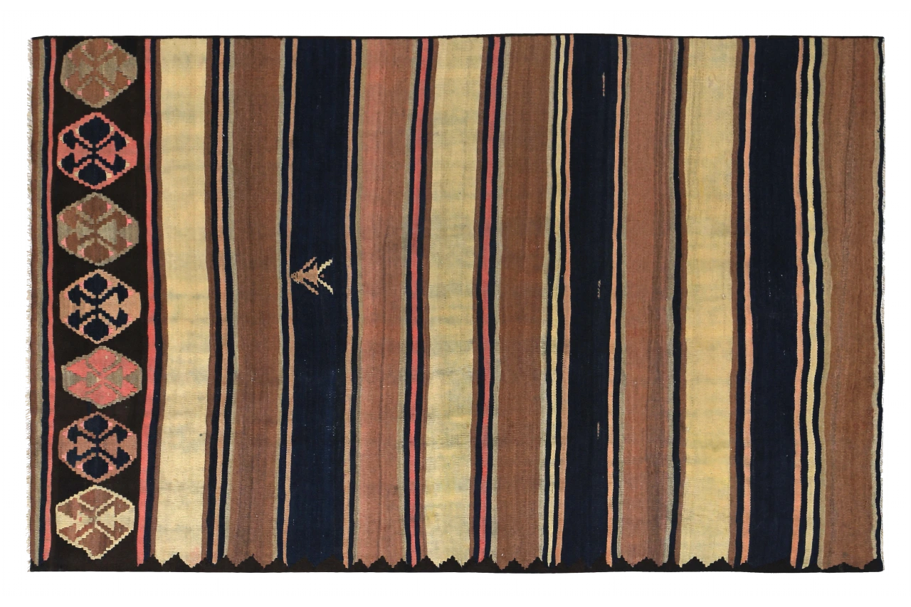 Antique Persian Transitional Rug 89411