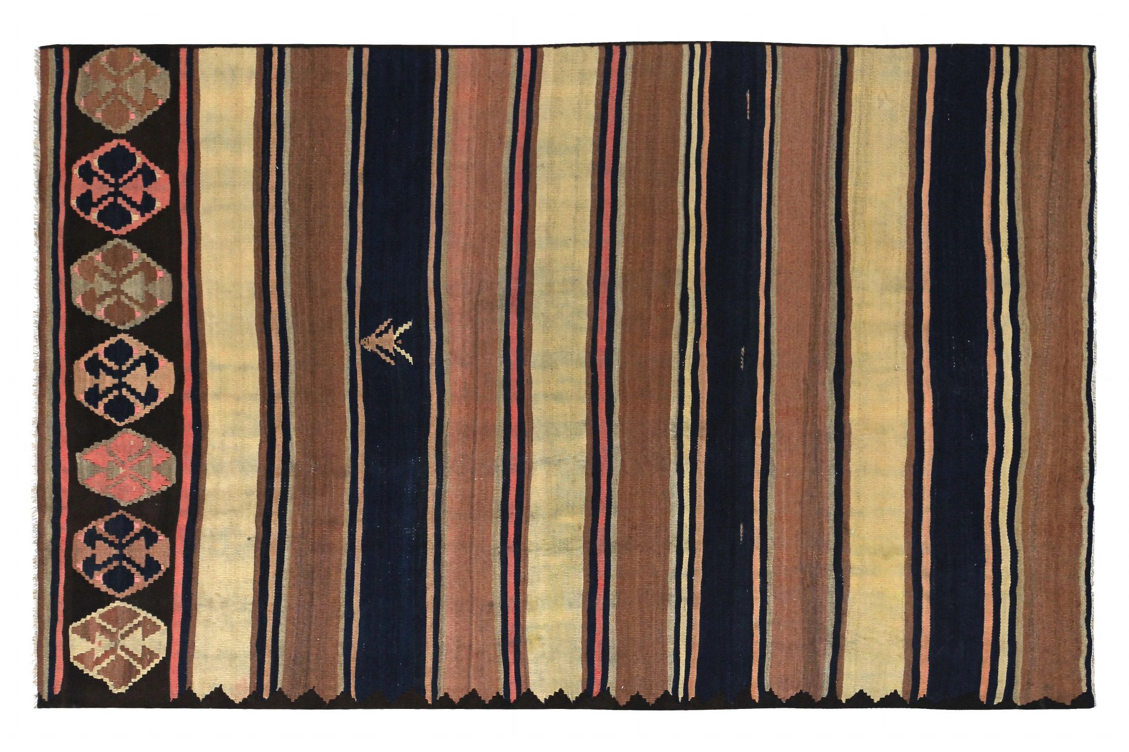 Antique Persian Transitional Rug 89411