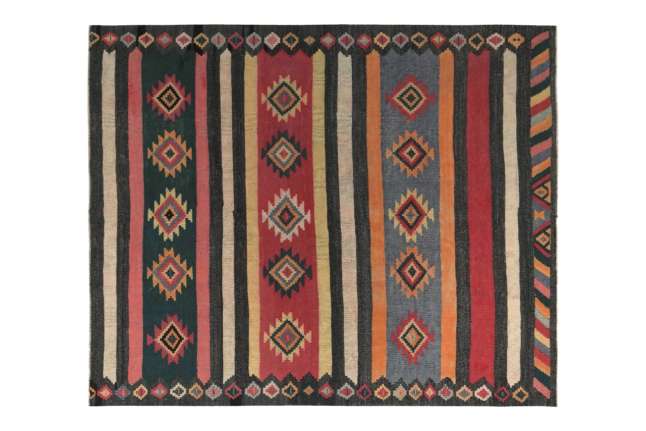 Antique Persian Traditional Rug 89422