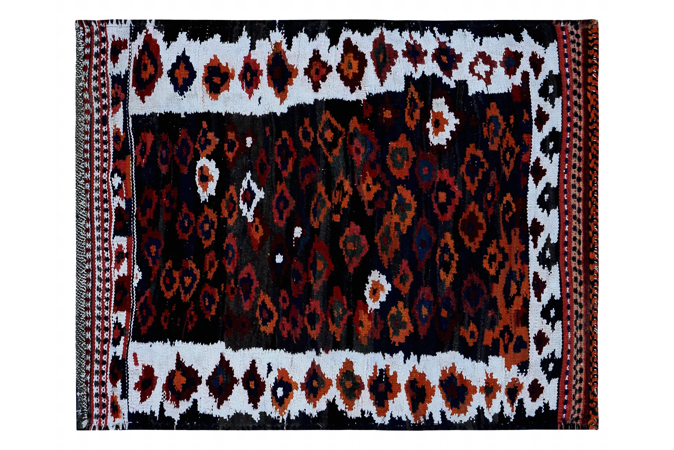 Antique Persian Transitional Rug 89431