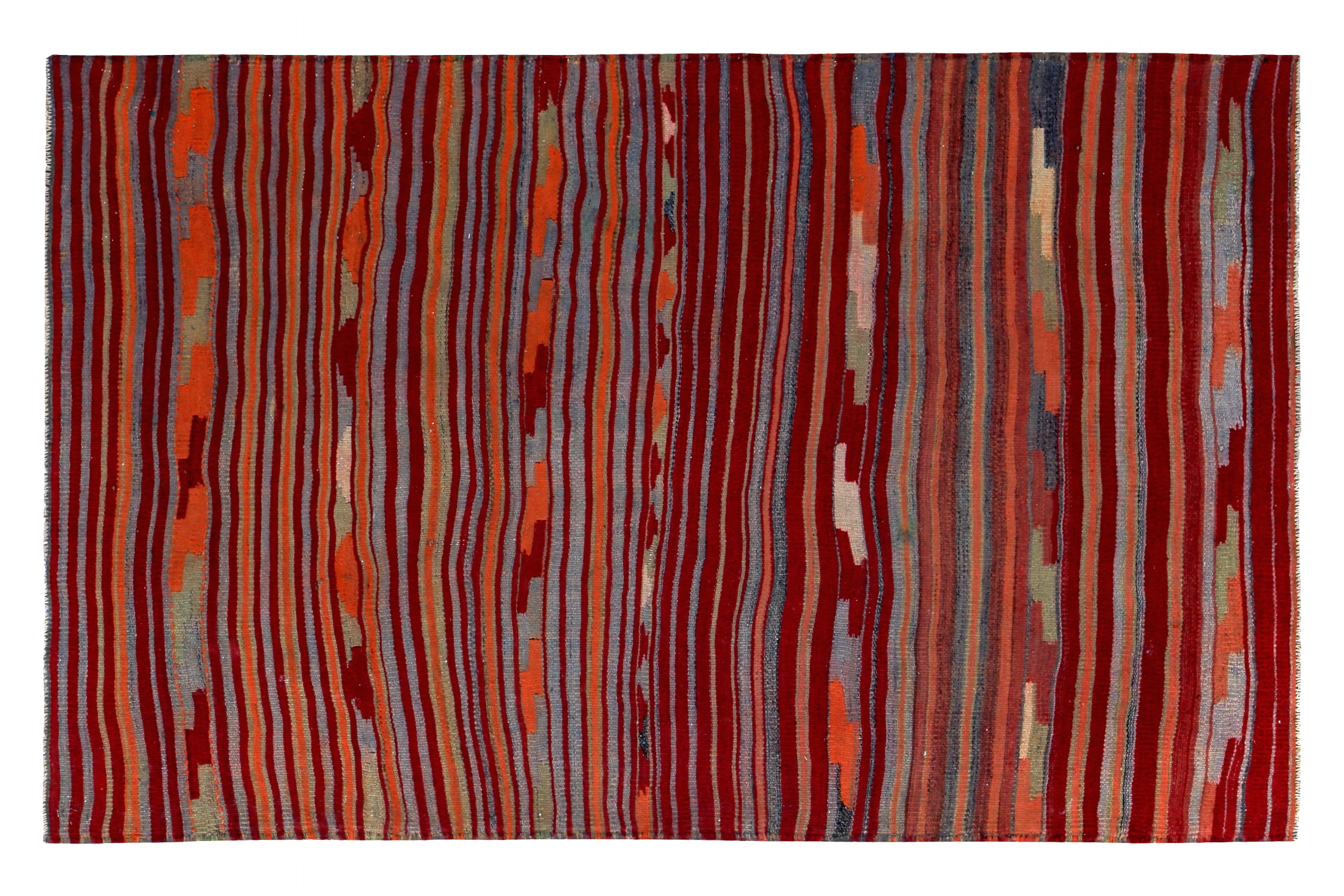 Antique Persian Transitional Rug 89433