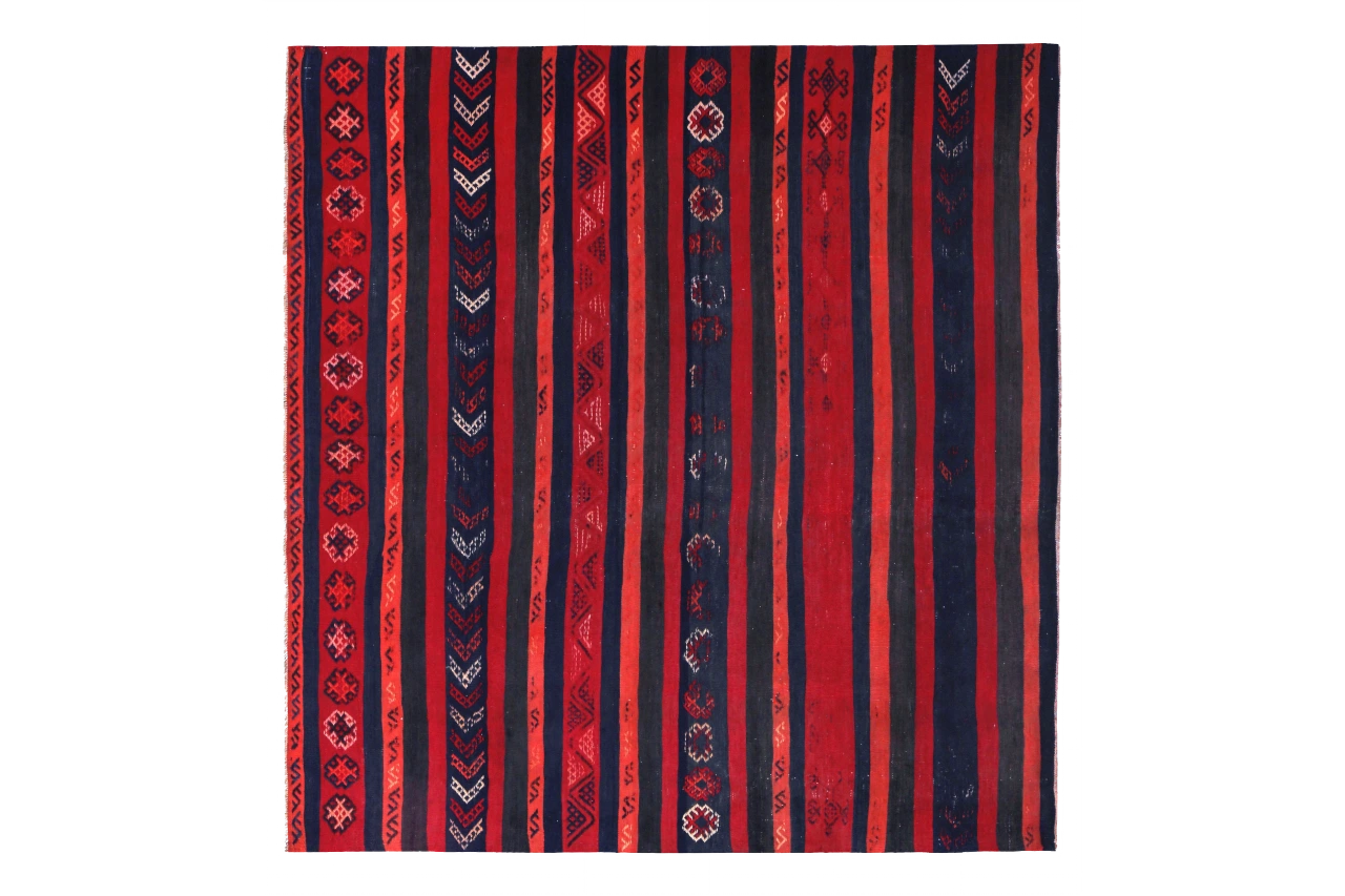 Antique Persian Transitional Rug 89452