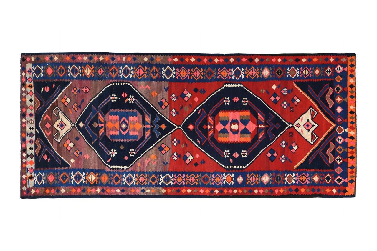 Antique Persian Transitional Rug 89472