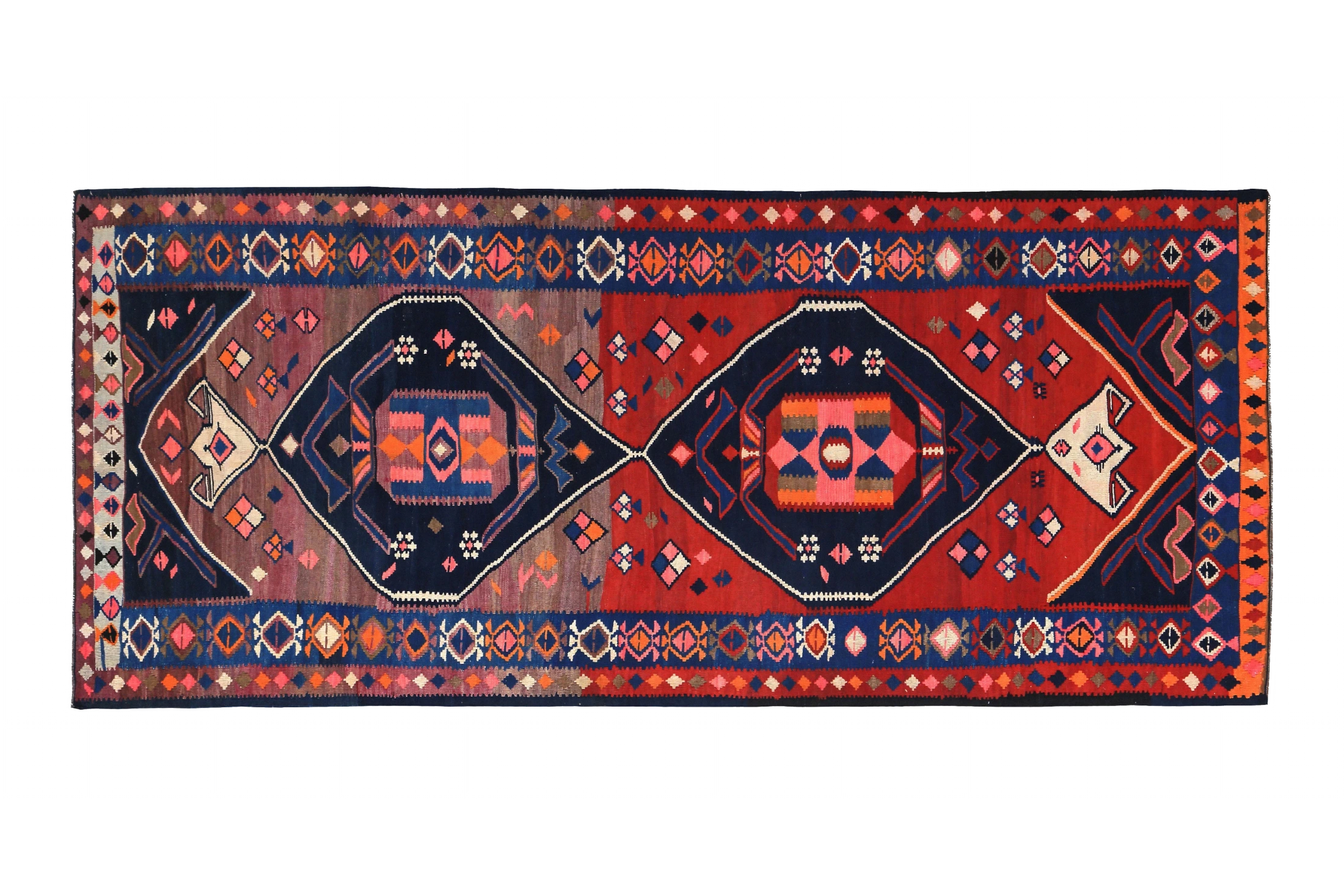 Antique Persian Transitional Rug 89472