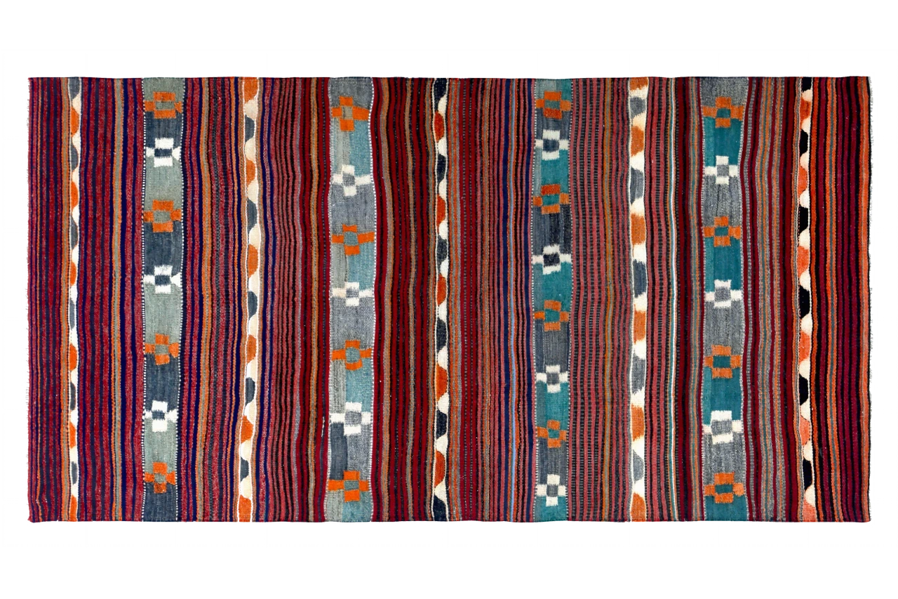 Antique Persian Transitional Rug 89490