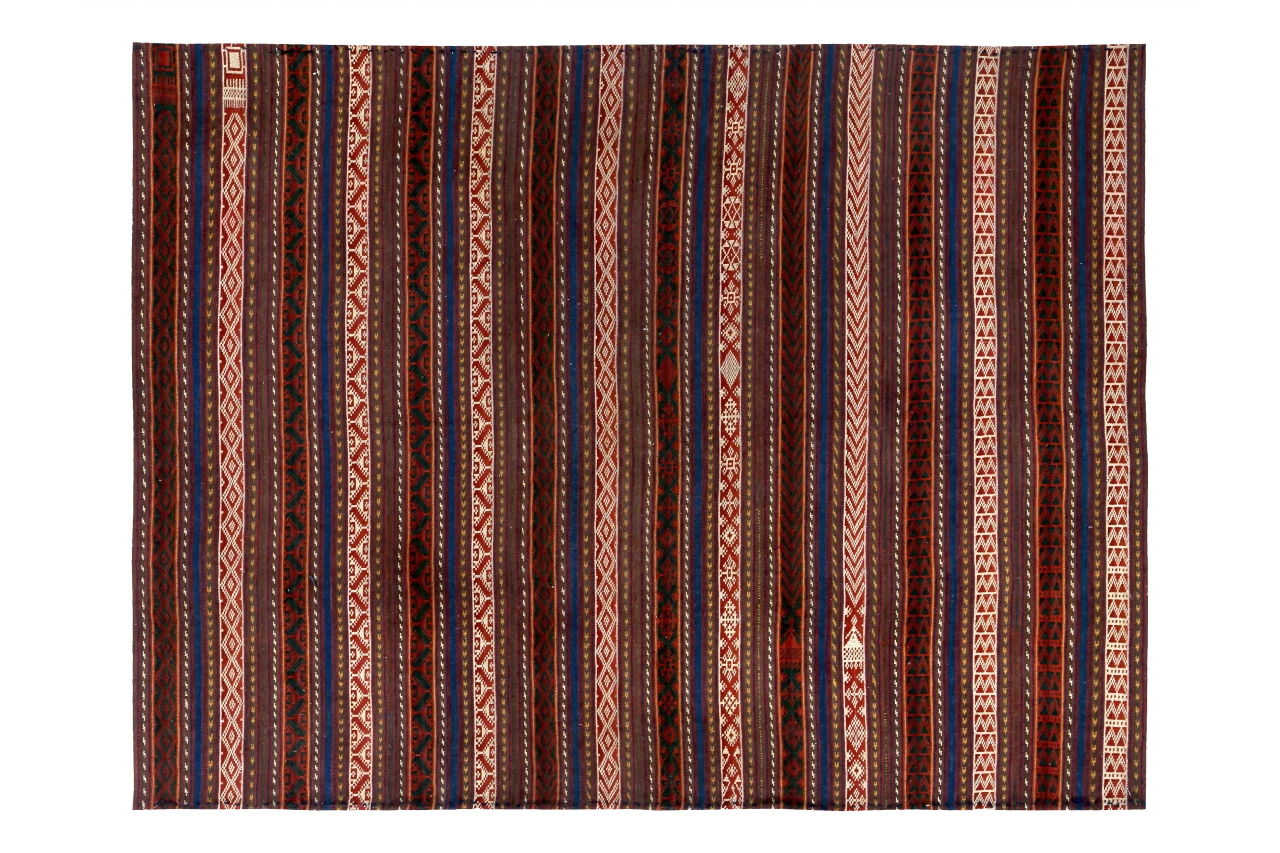 Antique Persian Transitional Rug 89498