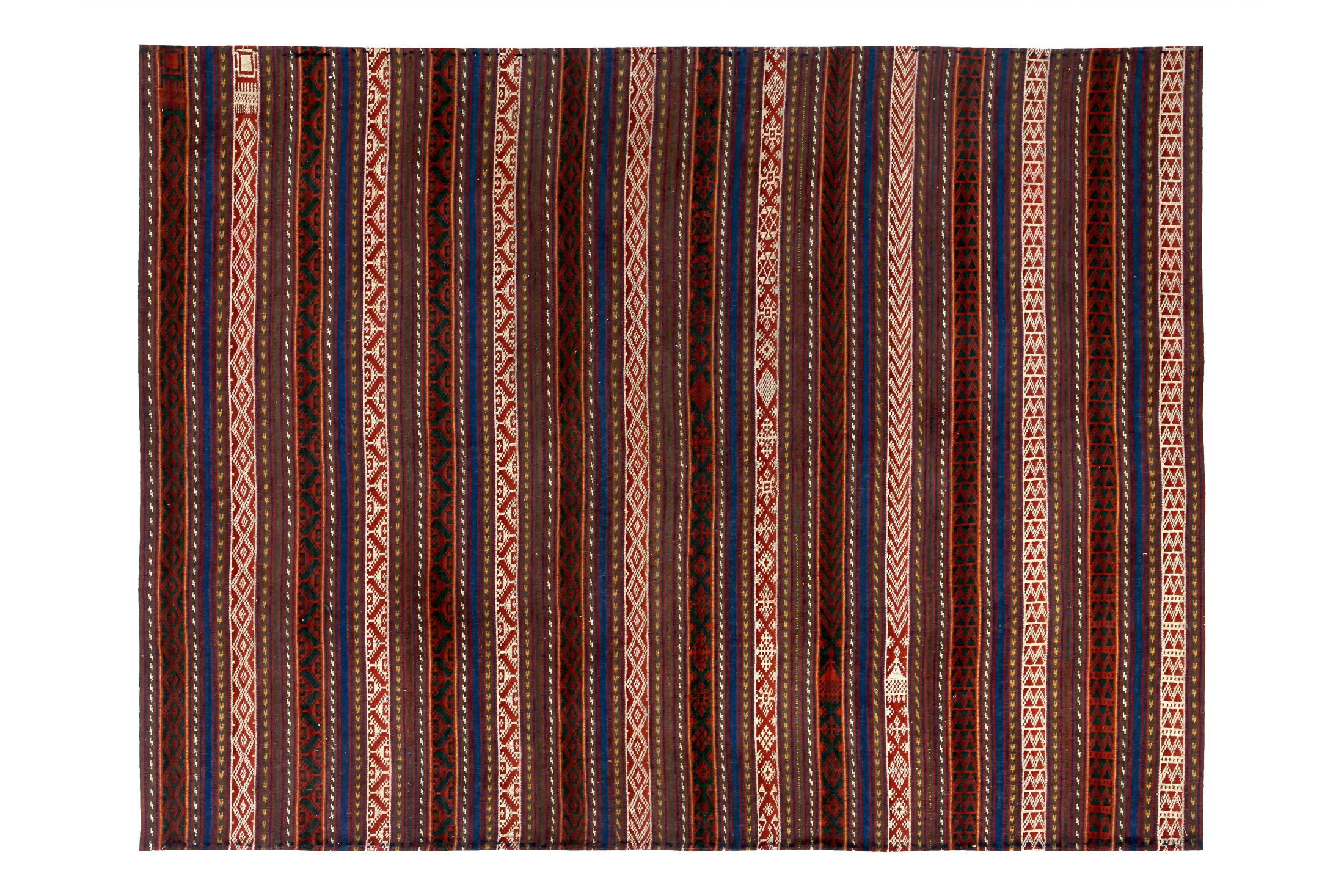 Antique Persian Transitional Rug 89498