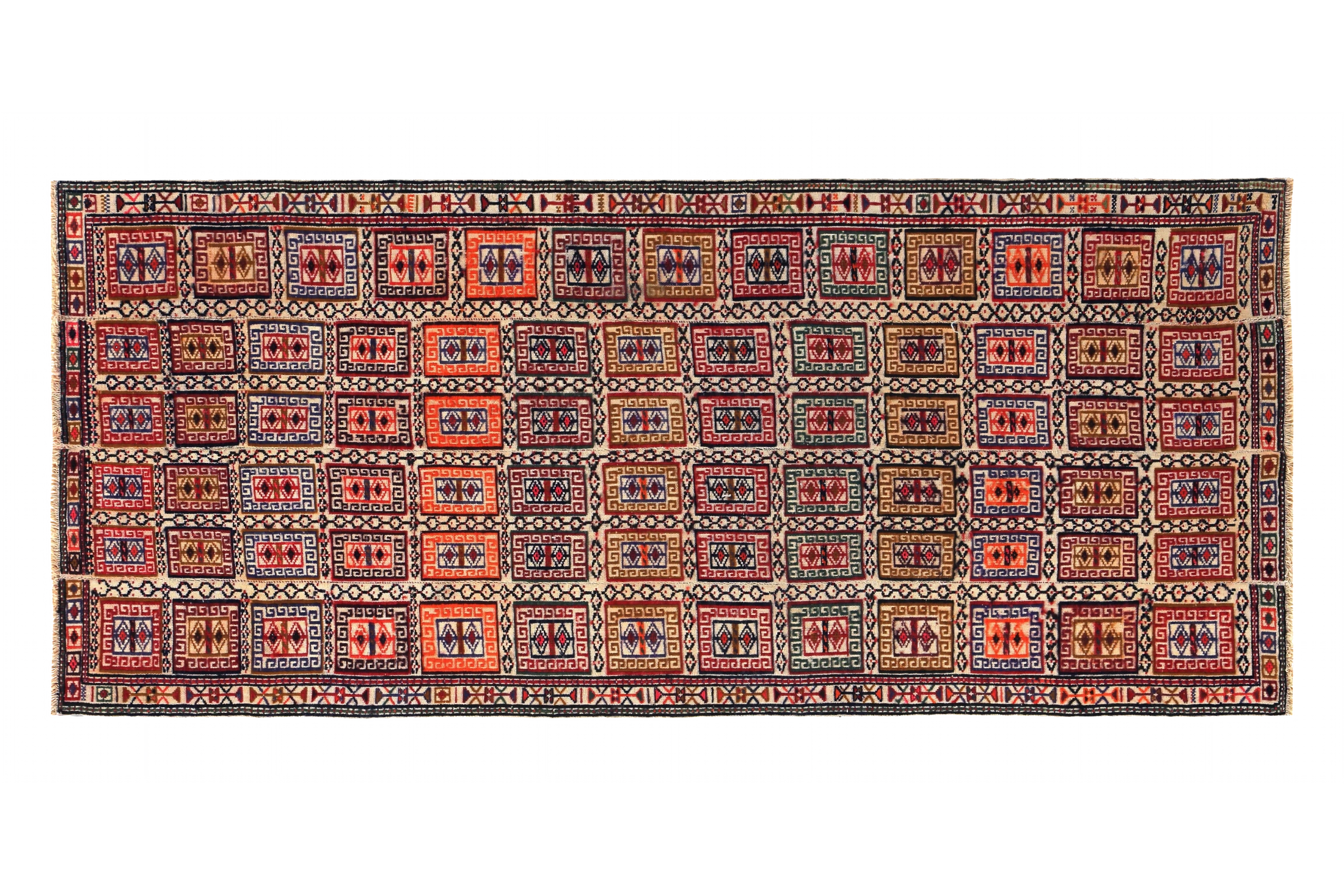 Antique Persian Traditional Rug 89501