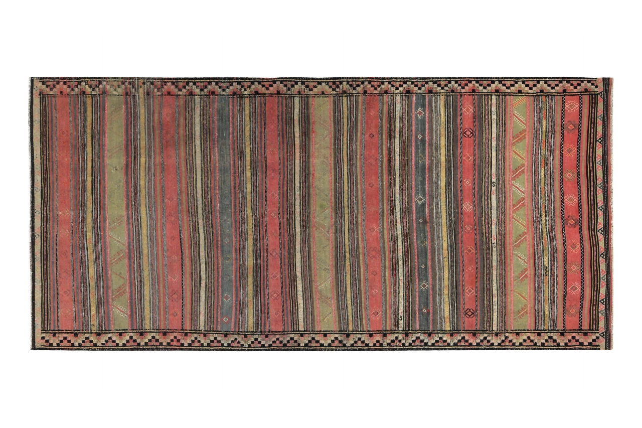 Antique Persian Transitional Rug 89505