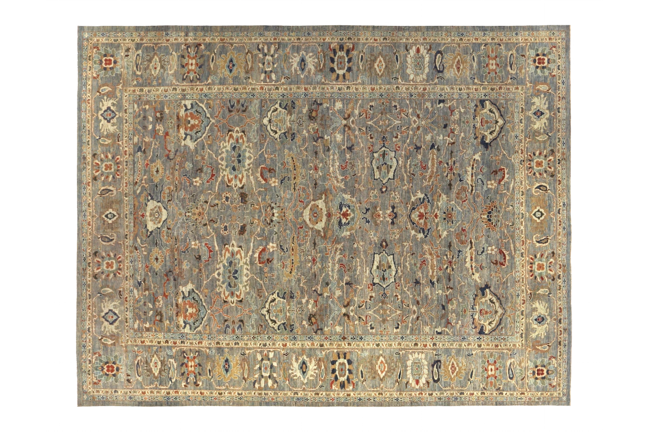 Antique Persian Sultanabad Traditional Rug 89508