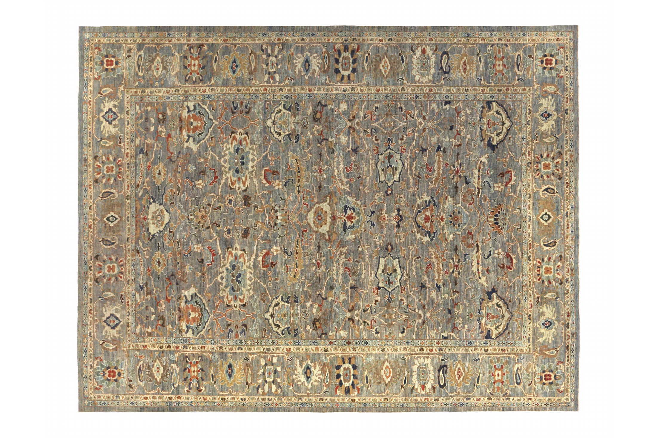 Antique Persian Sultanabad Traditional Rug 89508