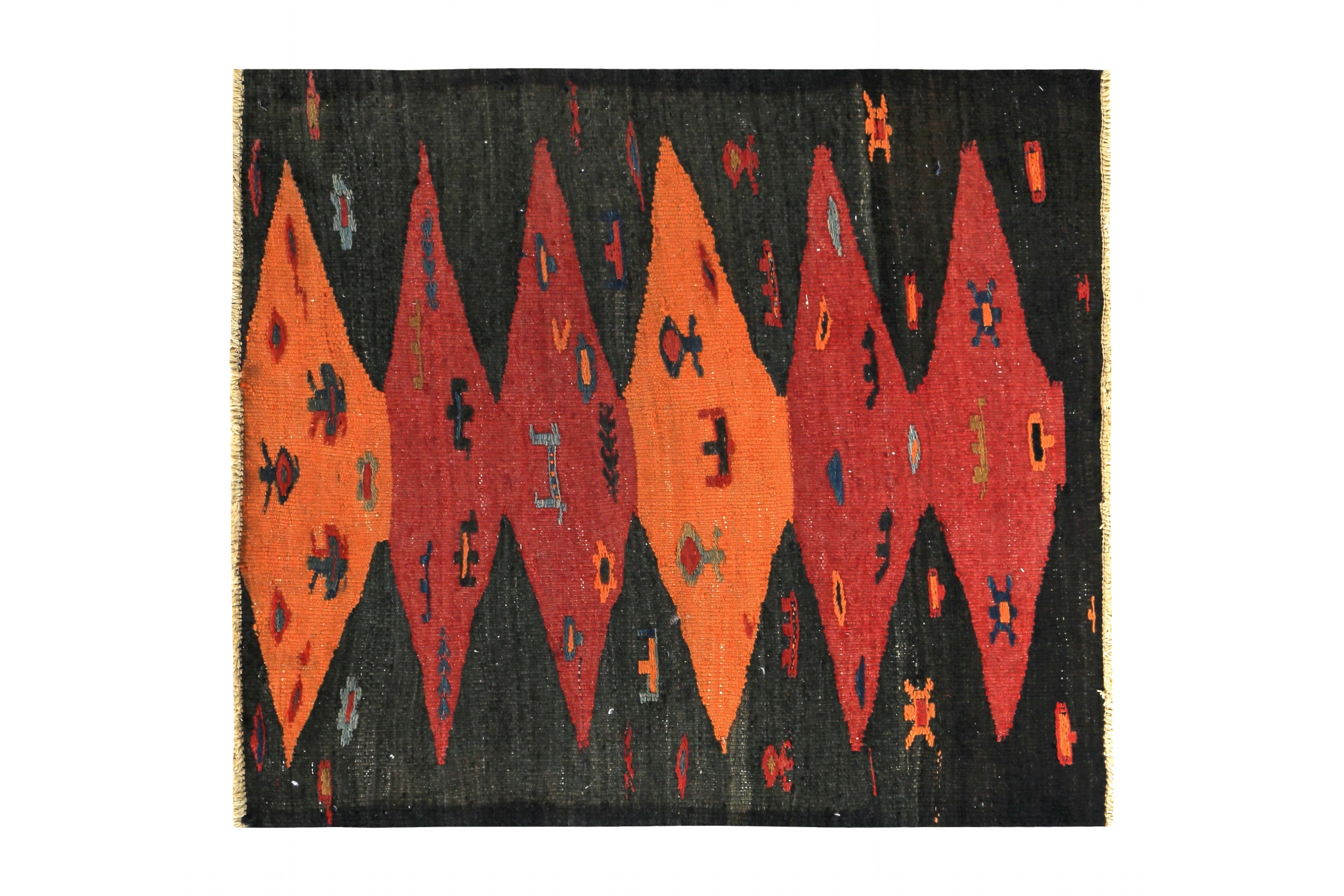 Antique Persian Transitional Rug 89512