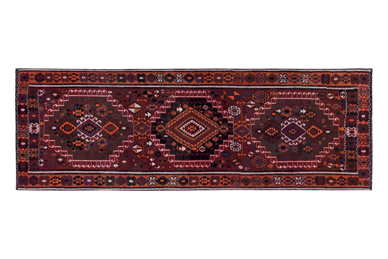 Antique Persian Traditional Rug 89519