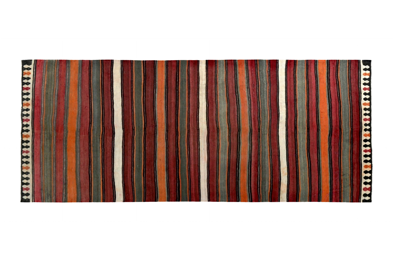 Antique Persian Transitional Rug 89533