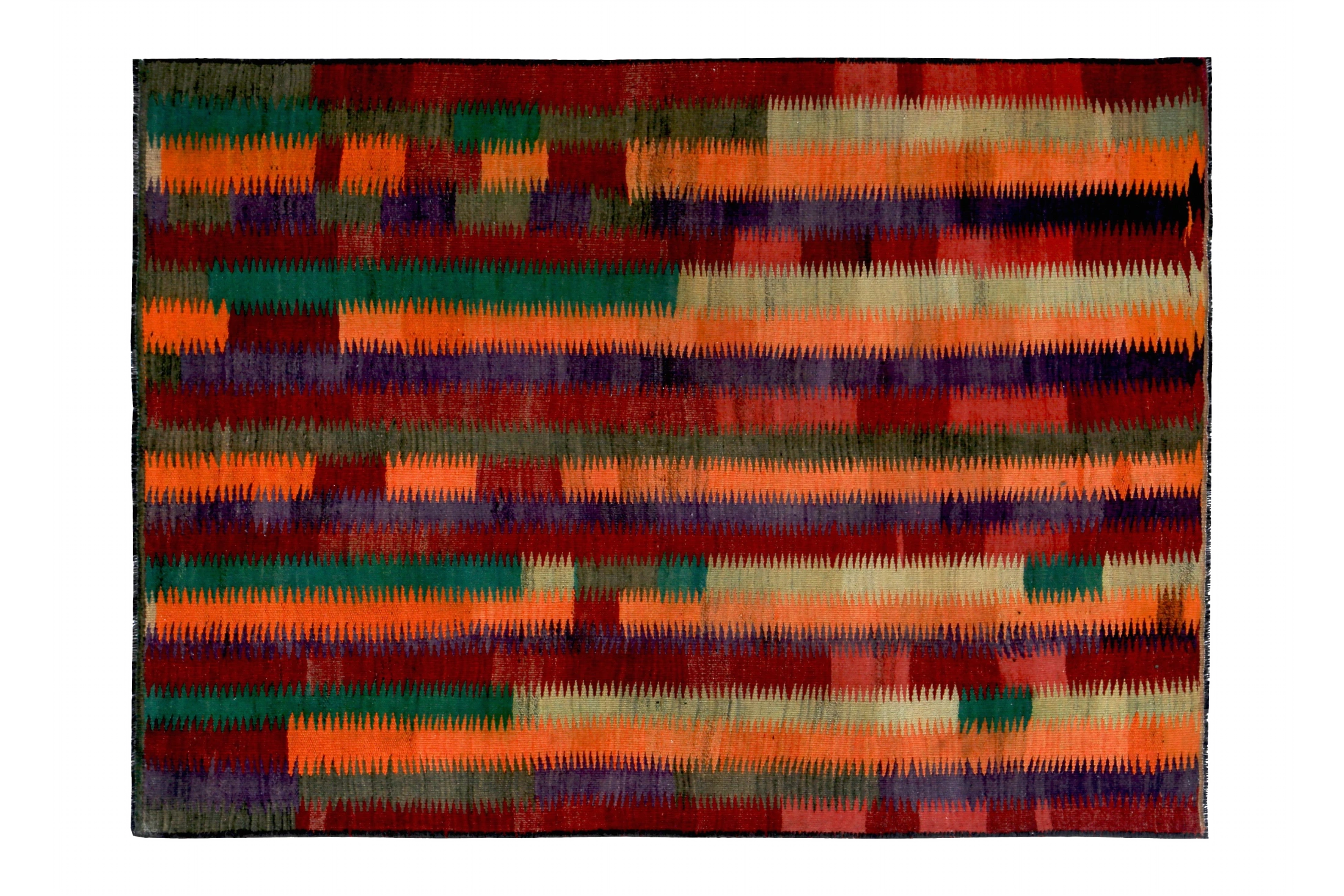 Antique Persian Transitional Rug 89553