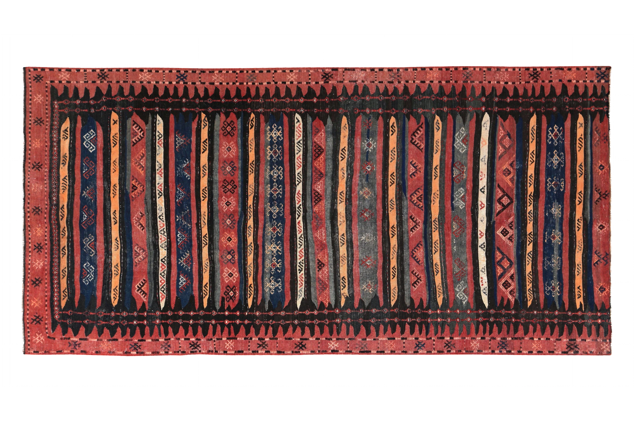 Antique Persian Transitional Rug 89559