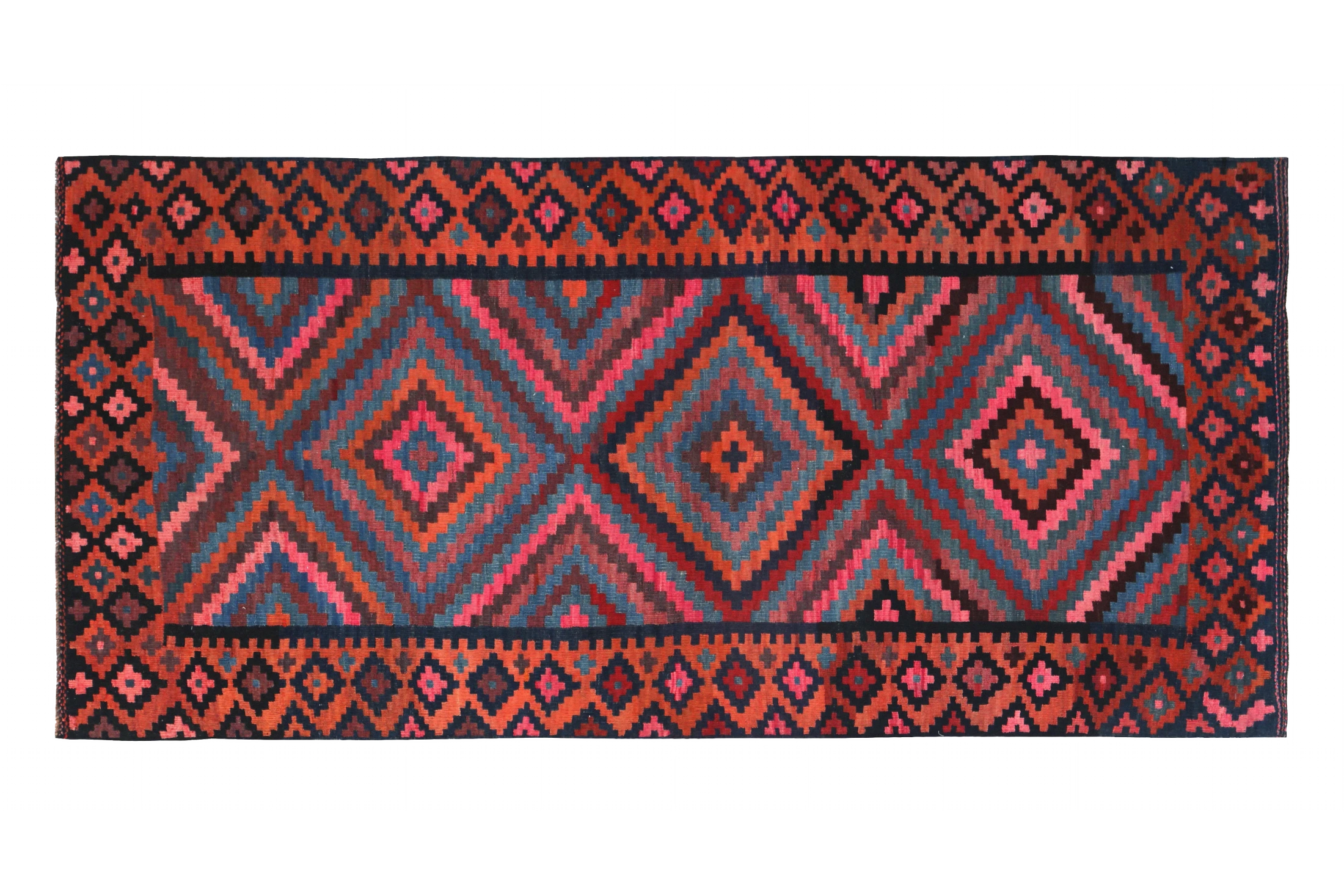 Antique Persian Traditional Rug 89561