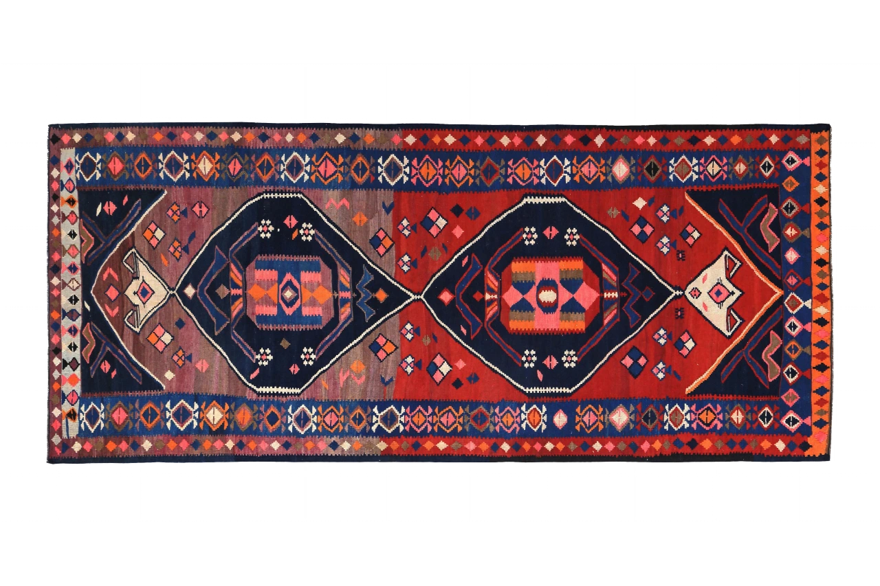 Antique Persian Transitional Rug 89572