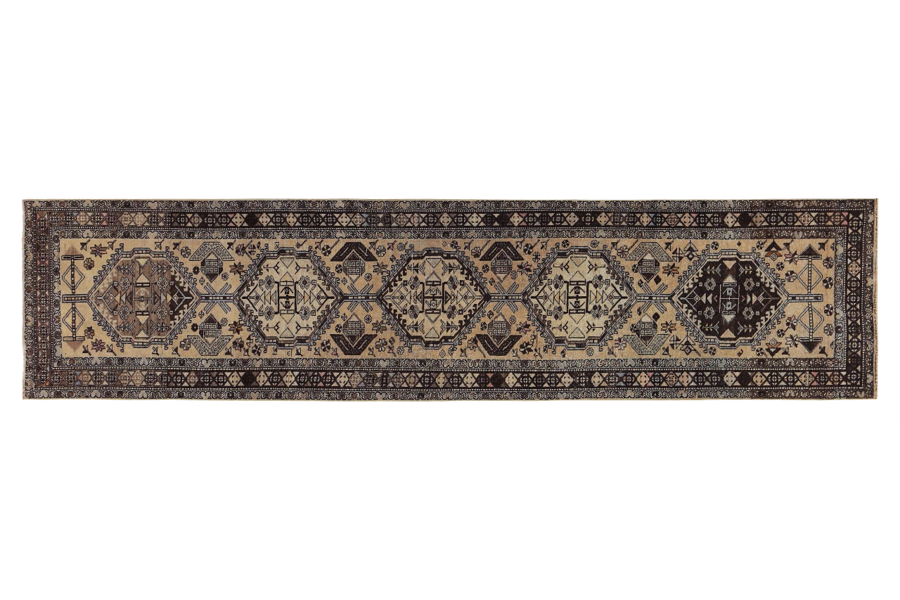 Antique Persian Azarbaijan Traditional Rug 89617