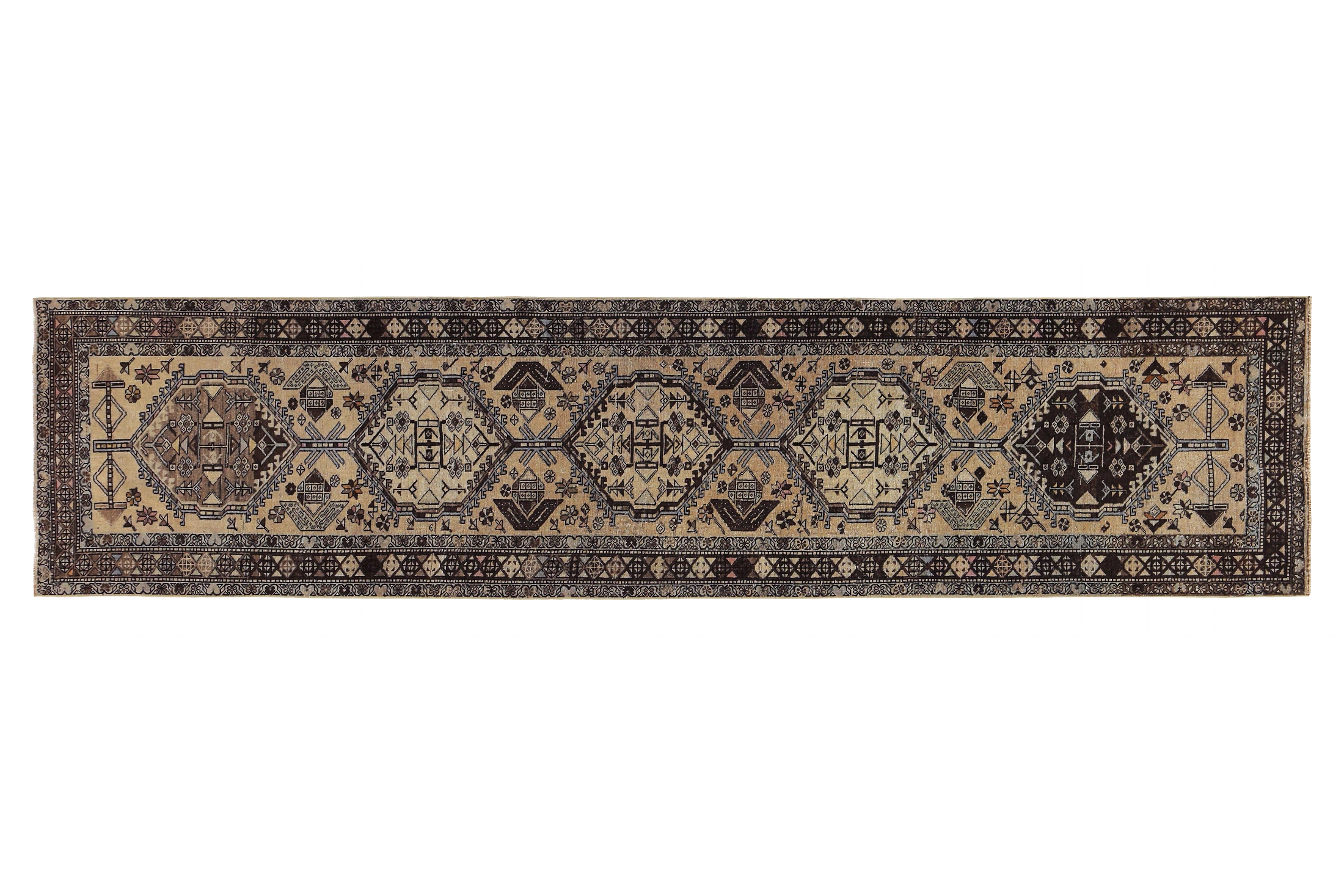 Antique Persian Azarbaijan Traditional Rug 89617
