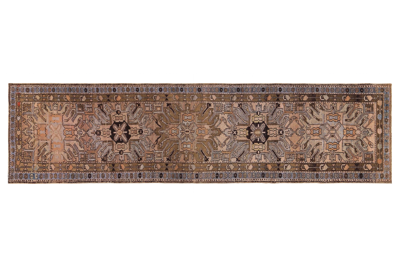 Antique Persian Azarbaijan Transitional Rug 89621