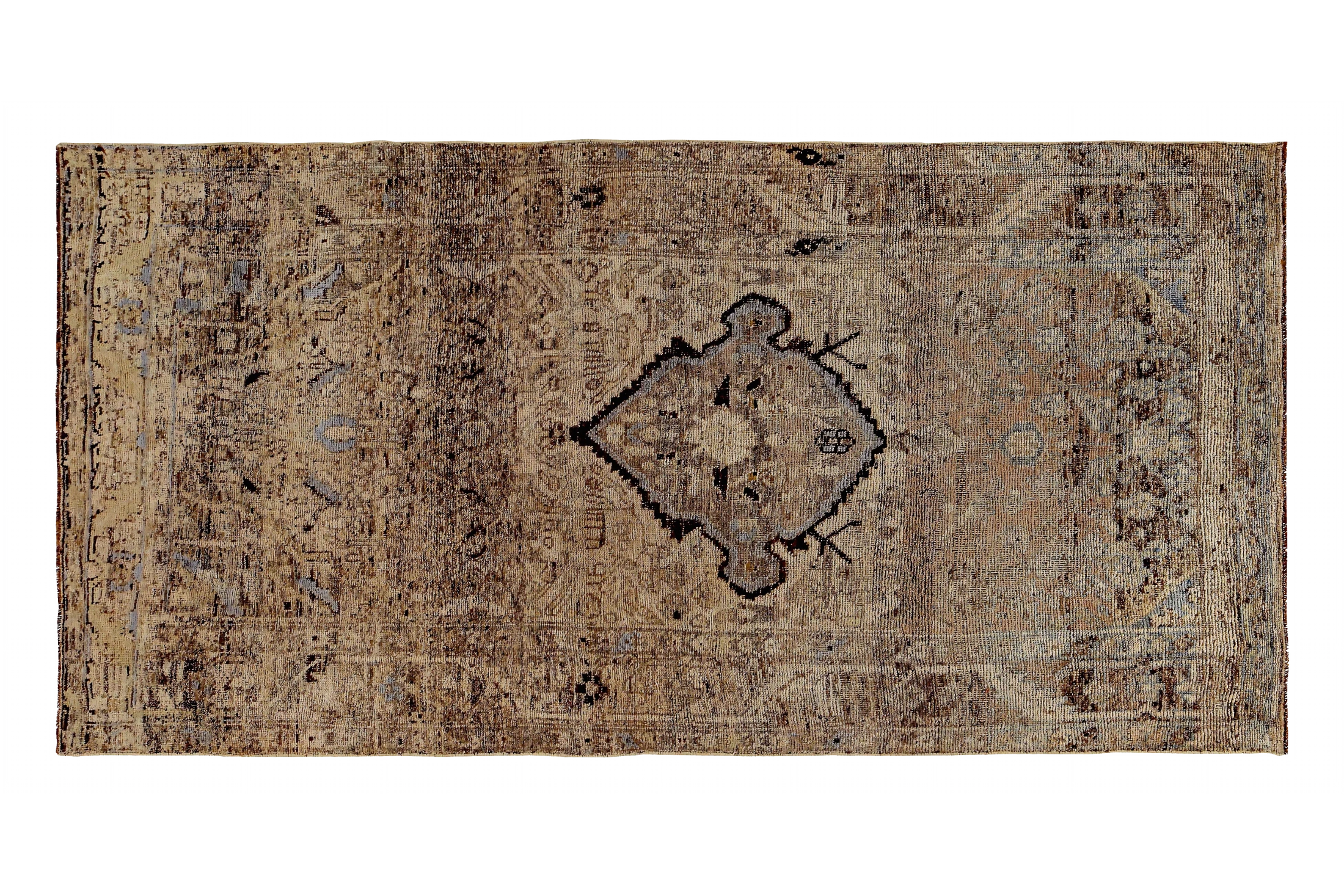 Antique Persian Bijar Transitional Rug 89622