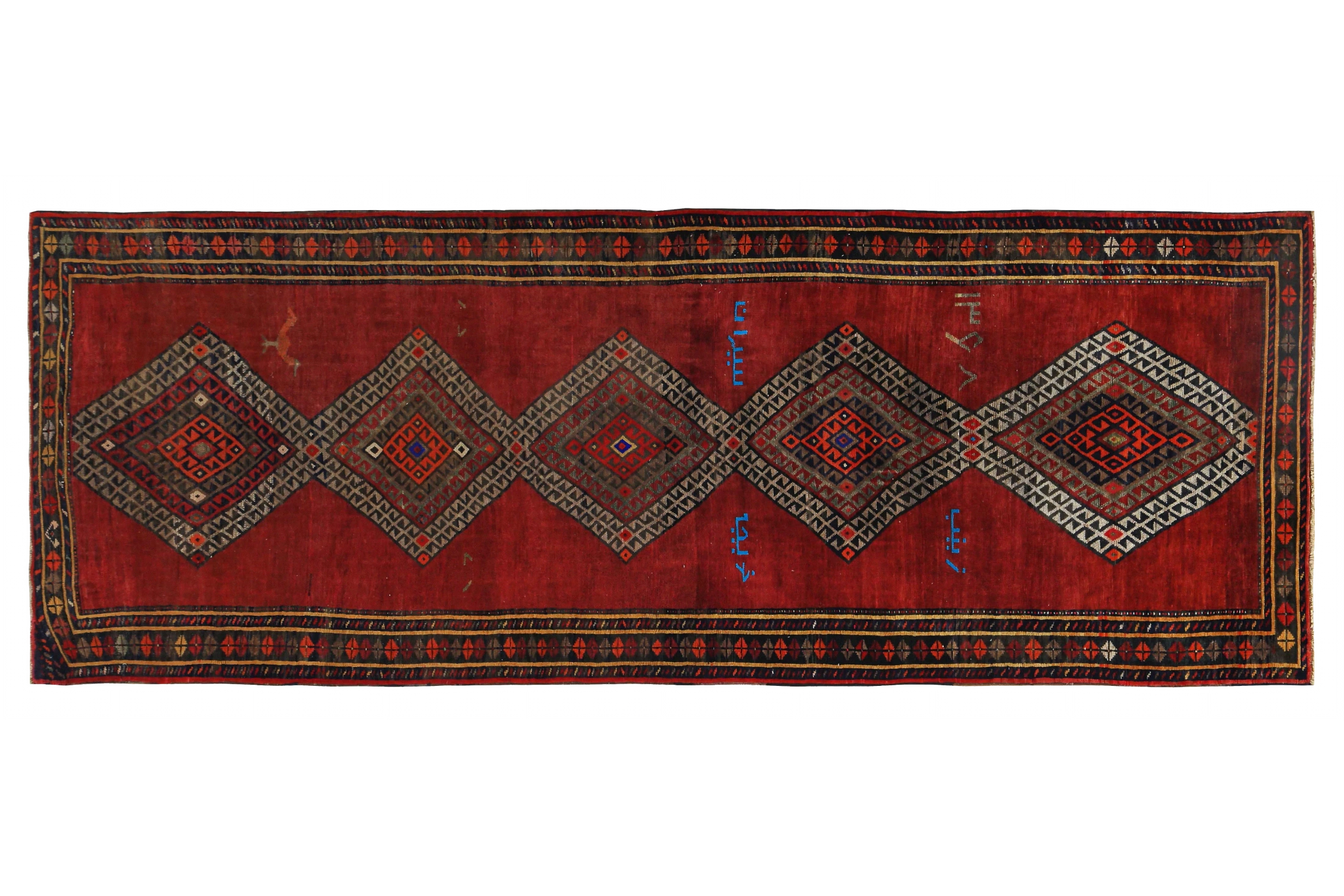 Antique Persian Azarbaijan Traditional Rug 89624