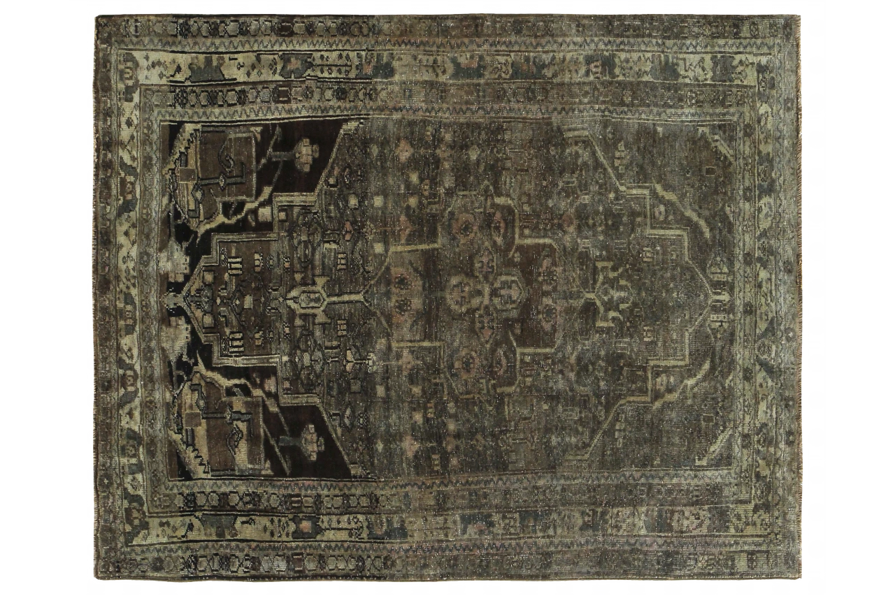 Antique Persian Bijar Transitional Rug 89650