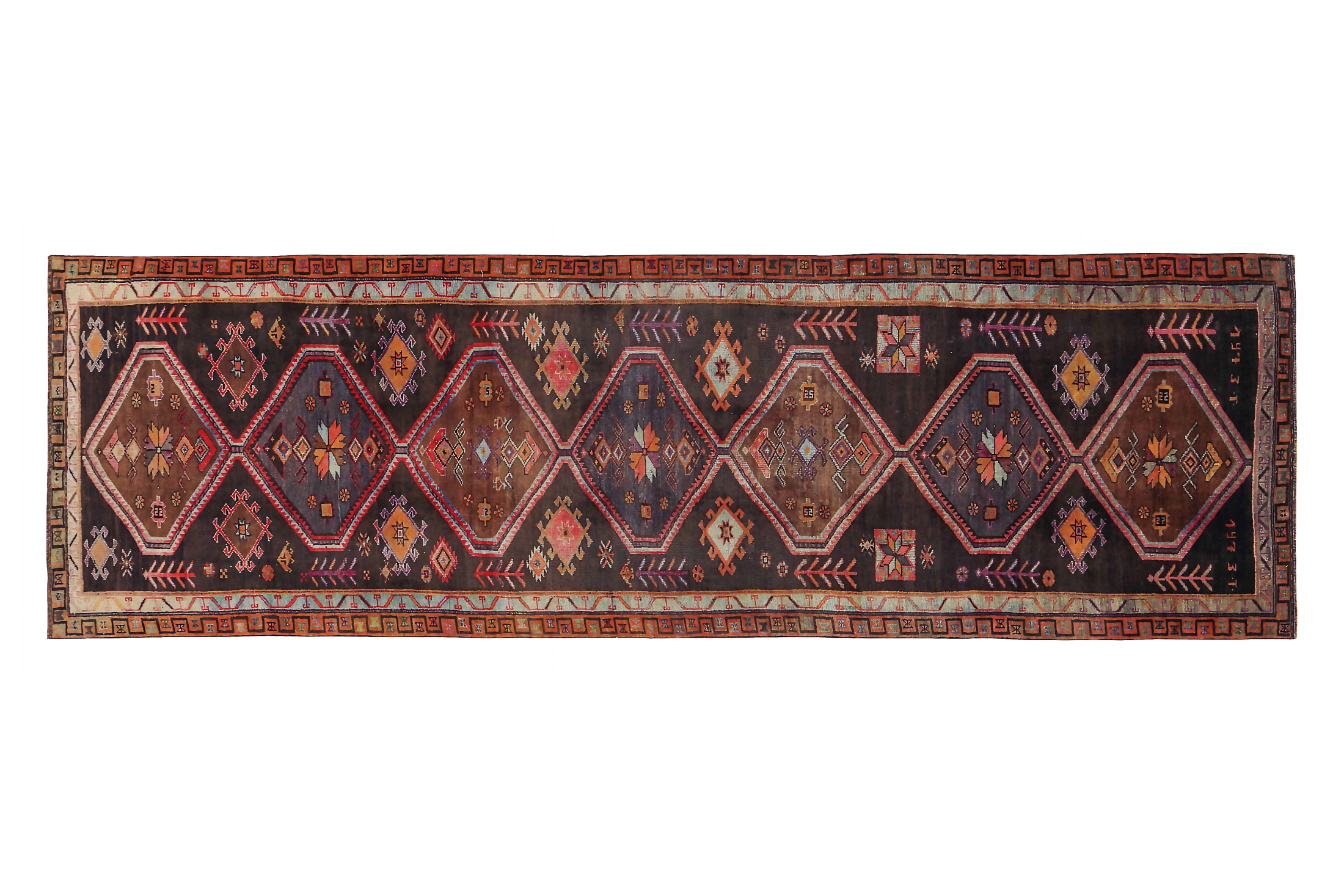 Antique Persian Azarbaijan Traditional Rug 89652