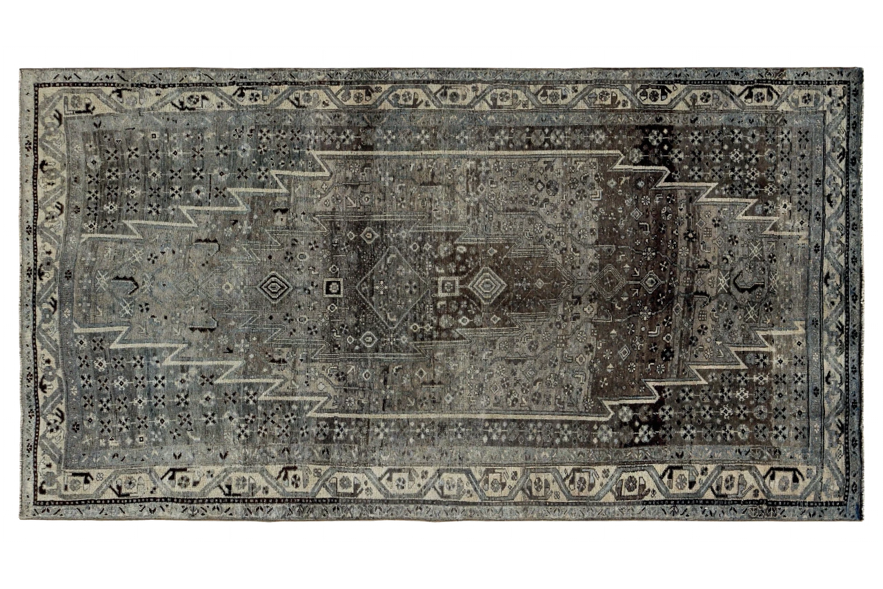 Antique Persian Bijar Transitional Rug 89653
