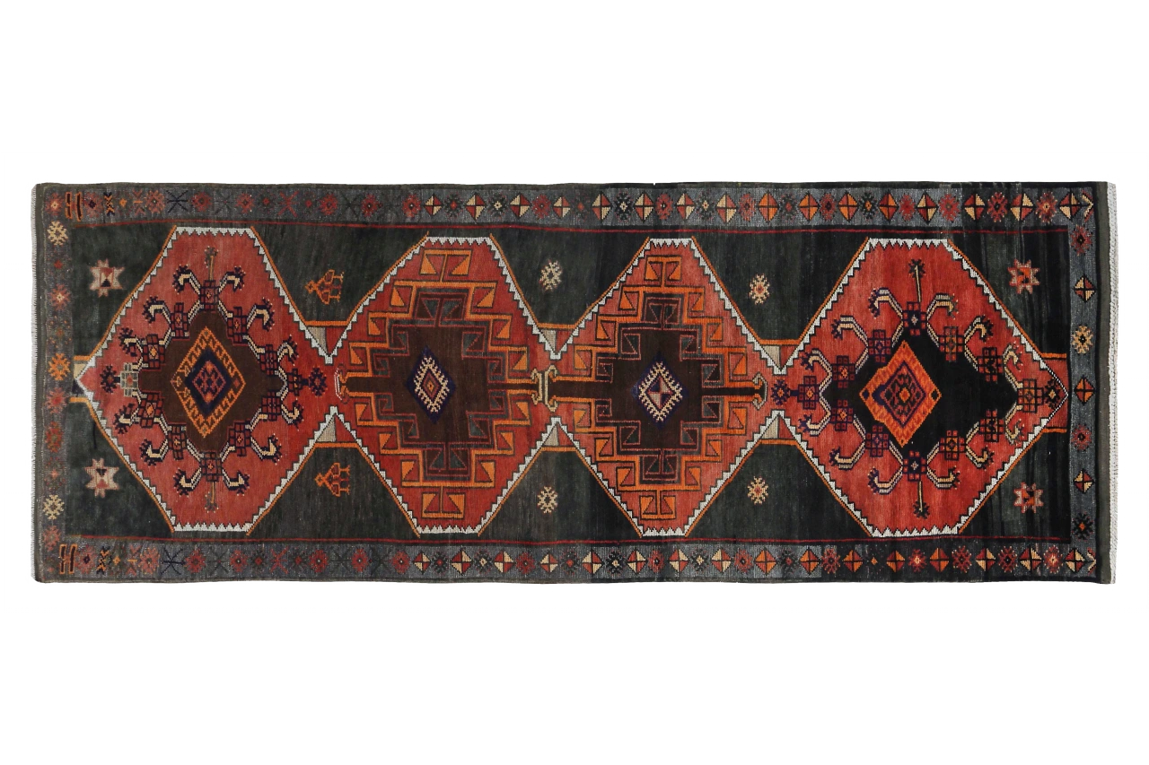 Antique Persian Azarbaijan Transitional Rug 89654
