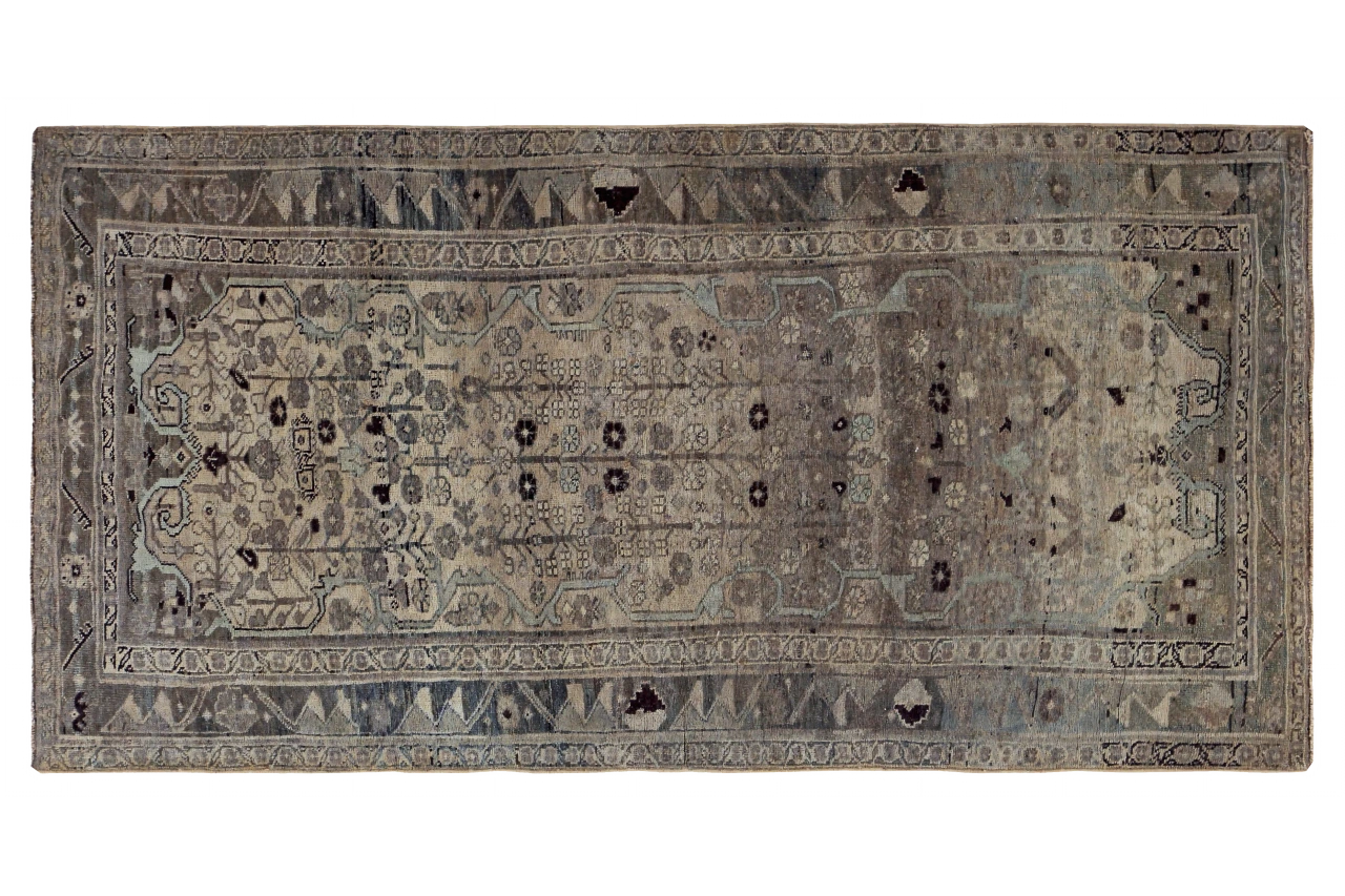 Antique Persian Bijar Transitional Rug 89657