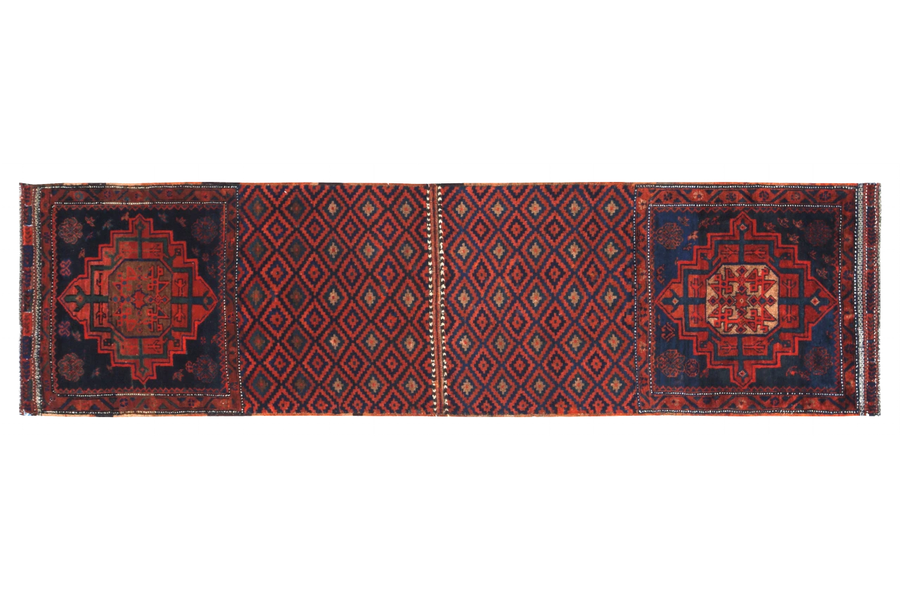 Antique Persian Azarbaijan Transitional Rug 89666